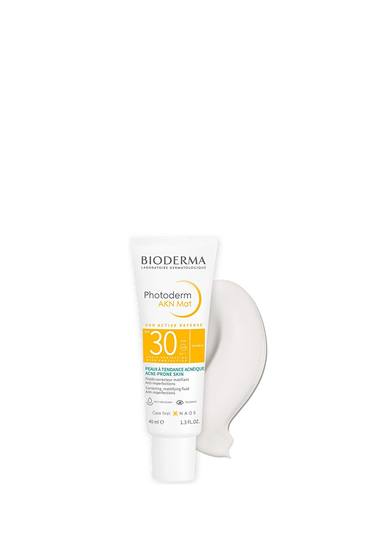 فلوئید ضد آفتاب مات پوست چرب مدل Photoderm Akn Mat با SPF+30 با حجم 40 میل  بایودرما Bioderma
