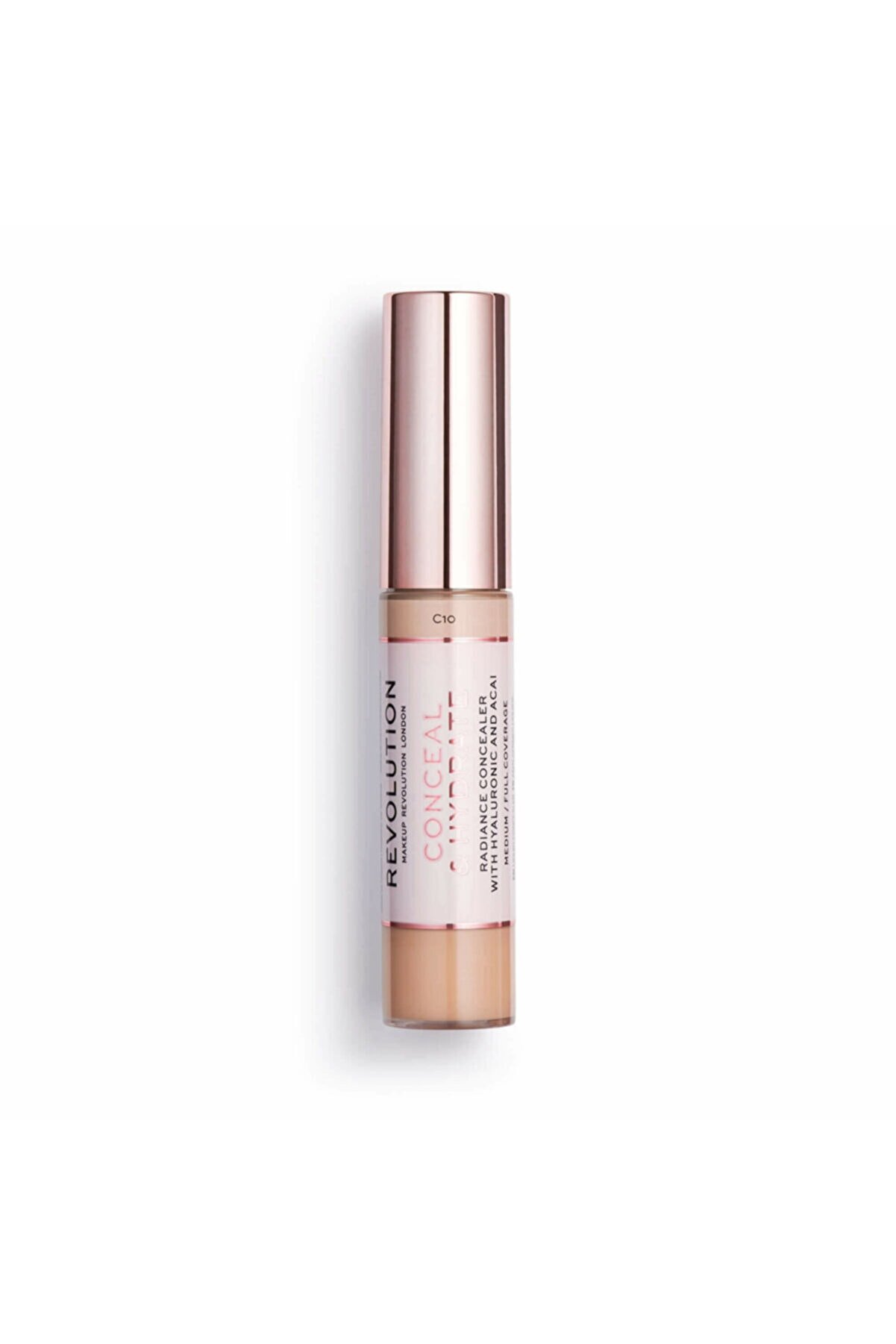 کانسیلر مایع Hydrate Concealer شماره C10 رنگ بژ رولوشن Revolution