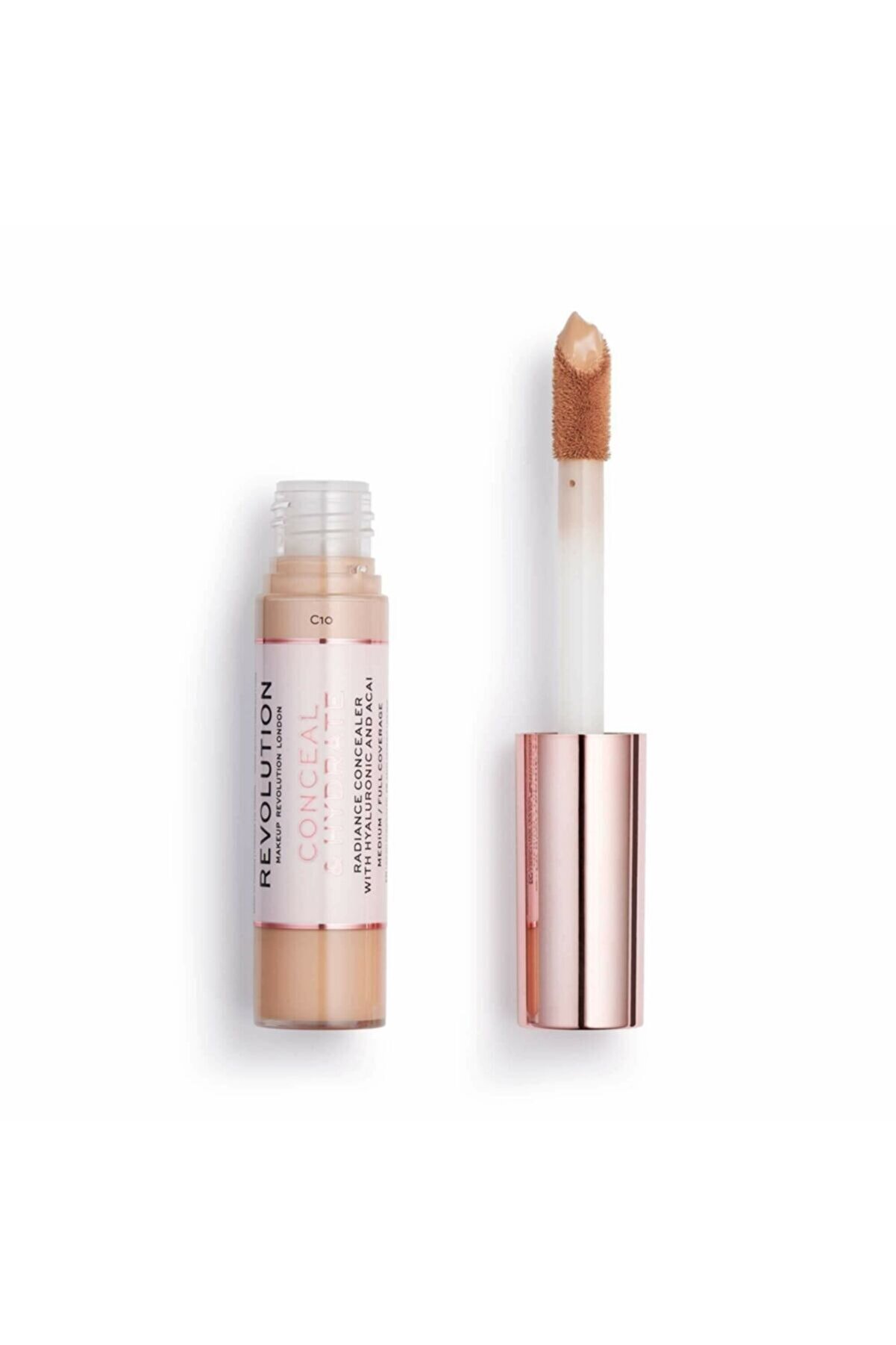 کانسیلر مایع Hydrate Concealer شماره C10 رنگ بژ رولوشن Revolution