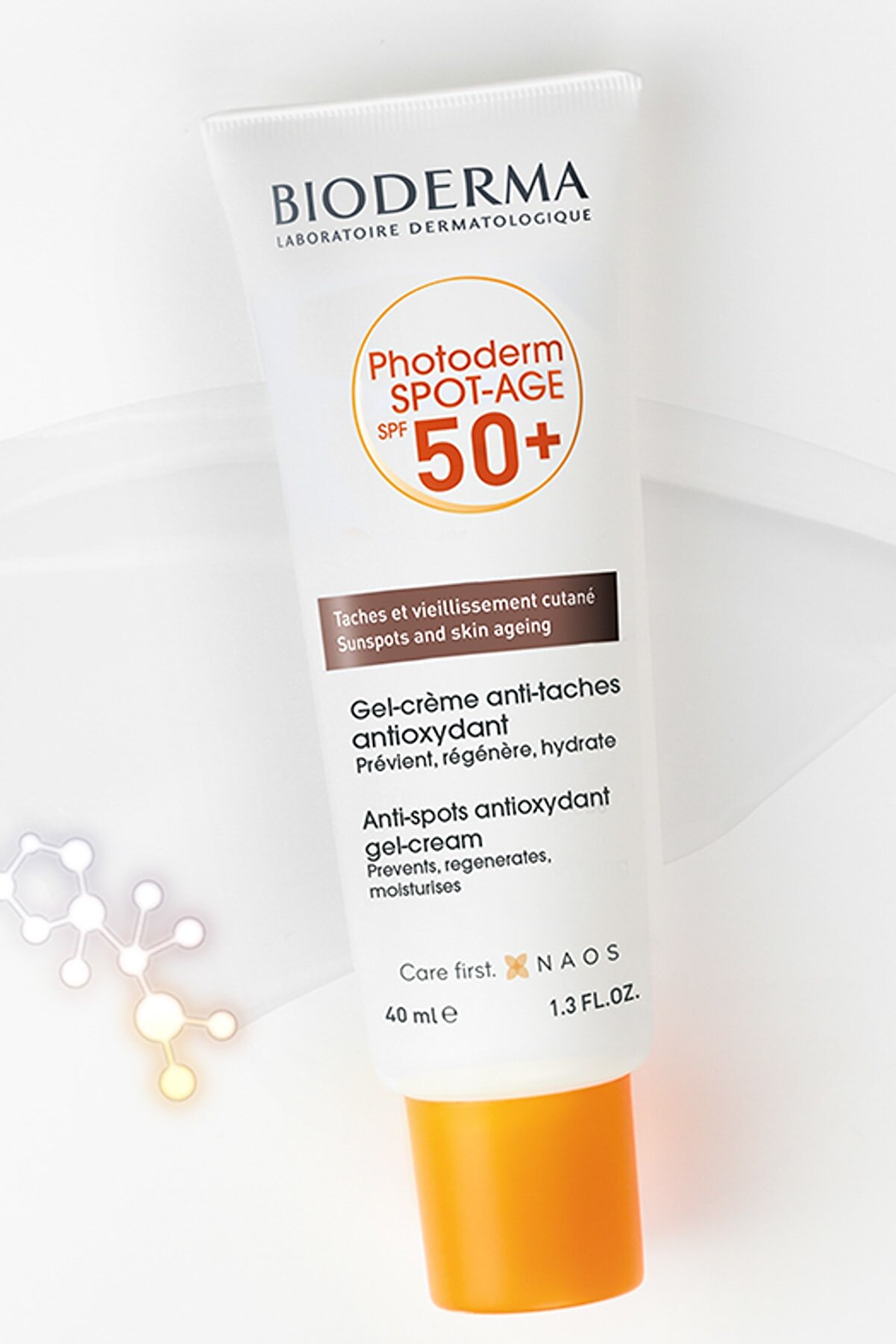 کرم ضد آفتاب مدل Photoderm Spot-Age با SPF+50 با حجم 40 میل بایودرما Bioderma