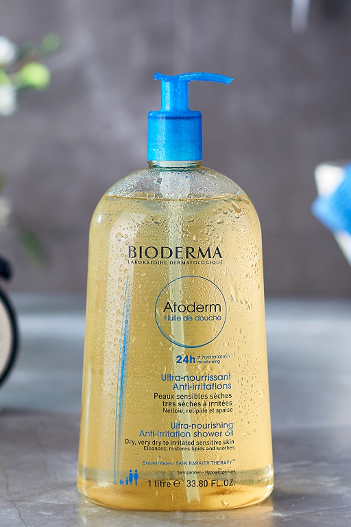 فومینگ روغن حمام مدل Atoderm Shower با حجم 1 لیتر بایودرما Bioderma