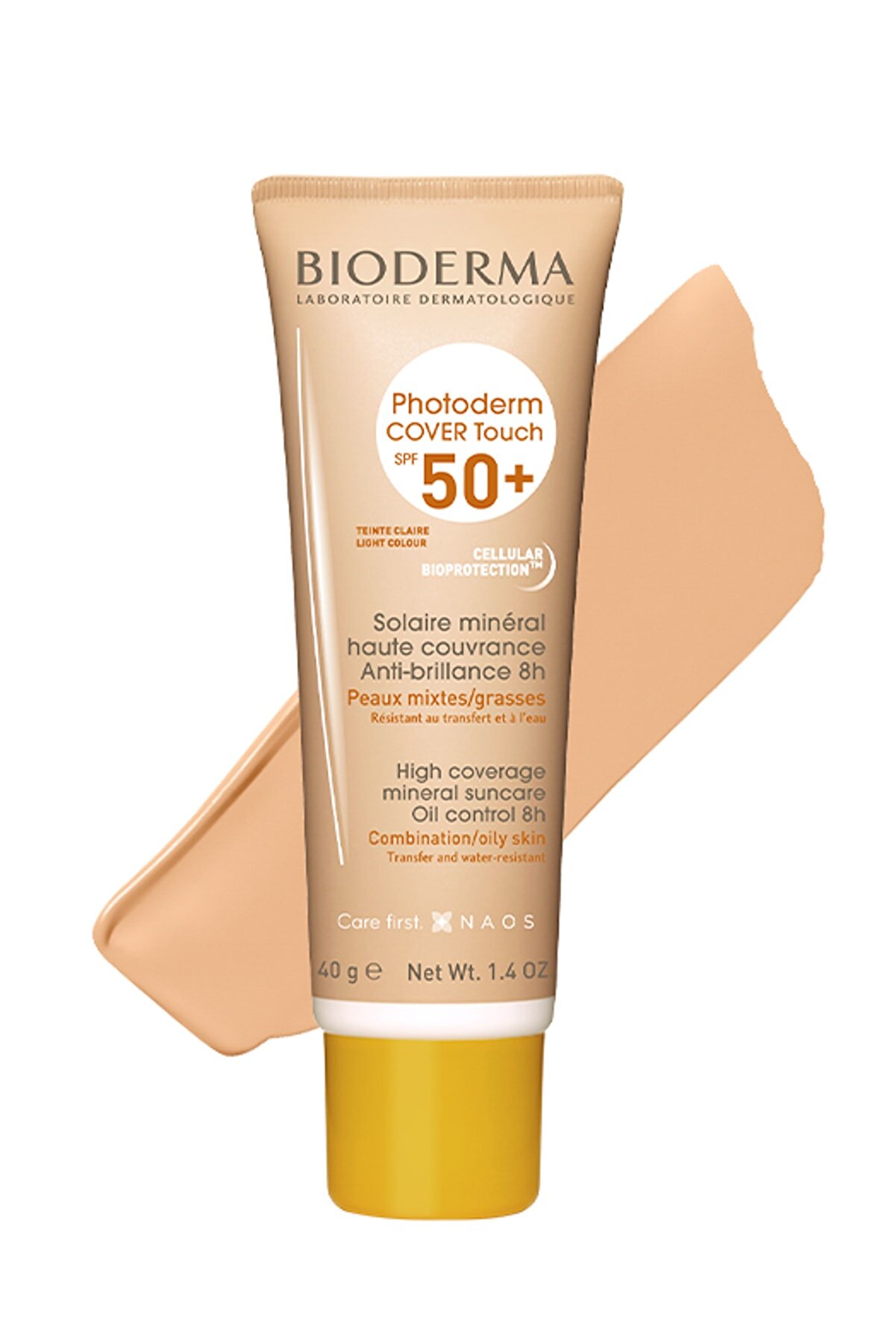 کرم ضد آفتاب مدل Photoderm Cover Touch با SPF+50 با حجم 40 میل بایودرما Bioderma