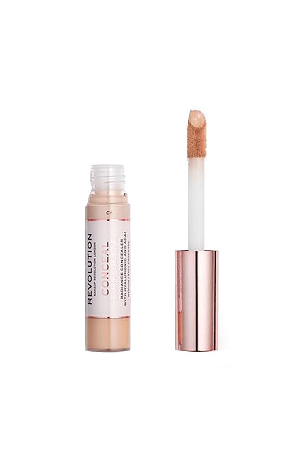 کانسیلر هیالورونیک اسید Hydrate Hyaluronik Asit Concealer شماره F7 رنگ بژ رولوشن Revolution