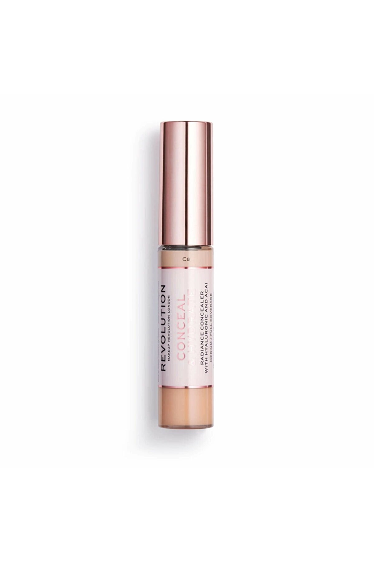 کانسیلر مایع Hydrate Concealer شماره C8 رنگ بژ رولوشن Revolution