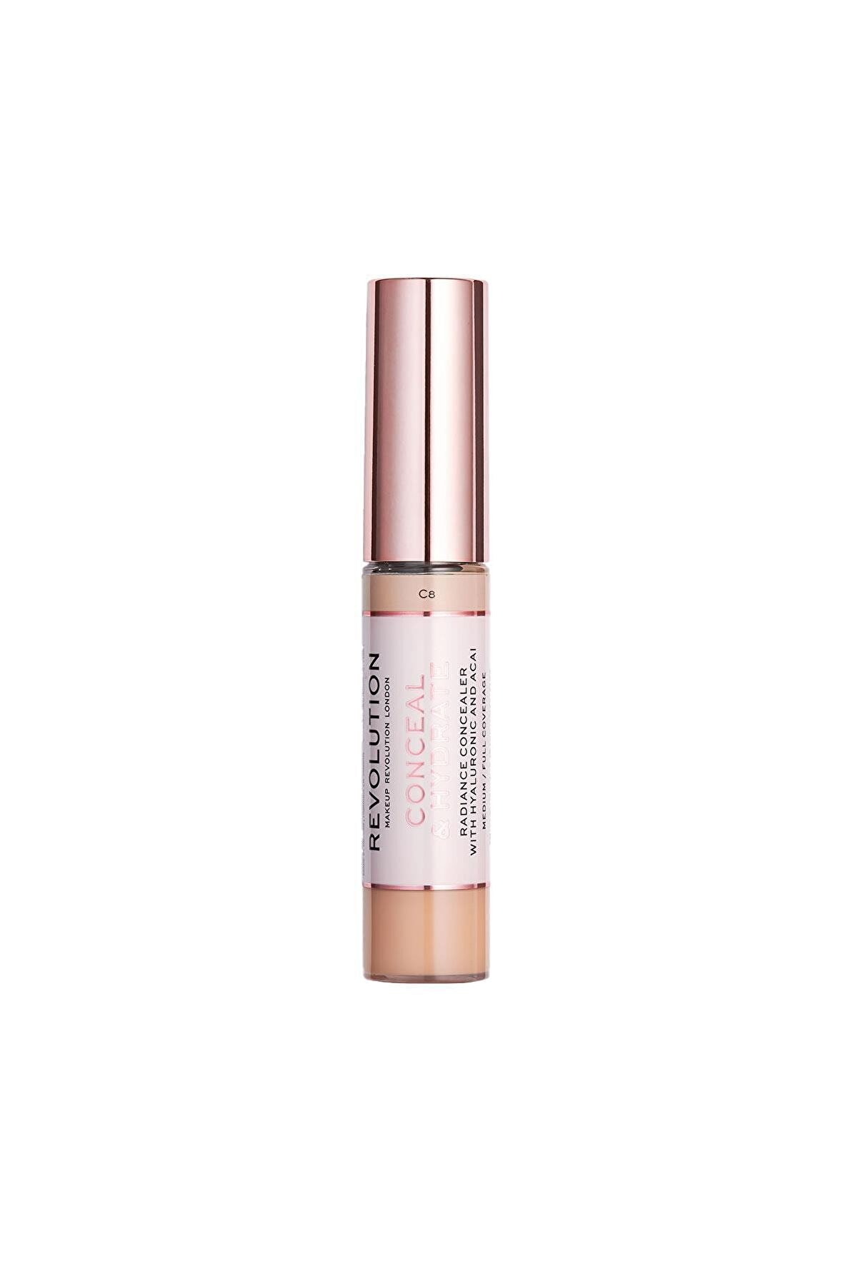 کانسیلر مایع Hydrate Concealer شماره C8 رنگ بژ رولوشن Revolution