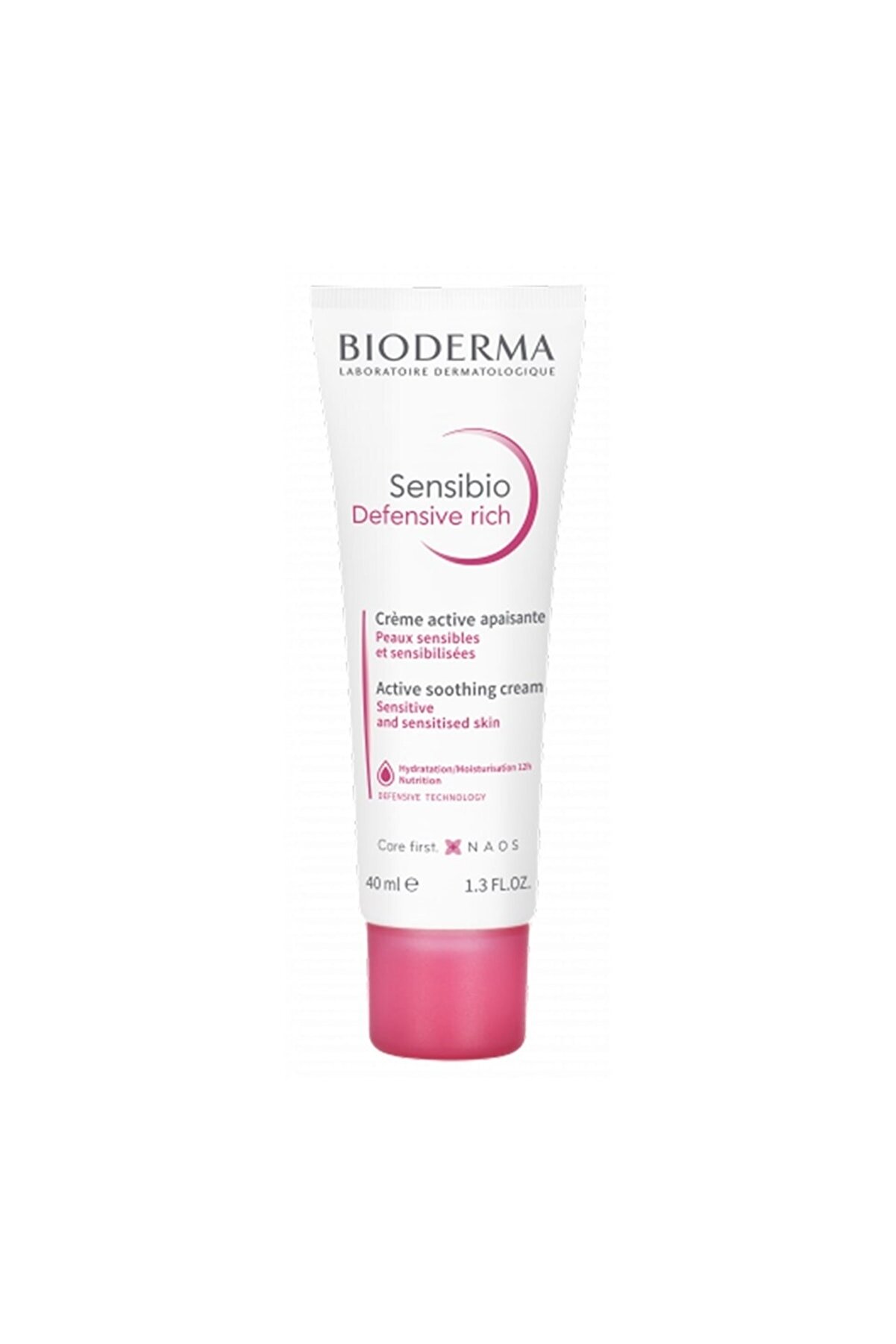 کرم ضد التهاب پوست های حساس مدل Defensive Rich با حجم 40 میل بایودرما Bioderma
