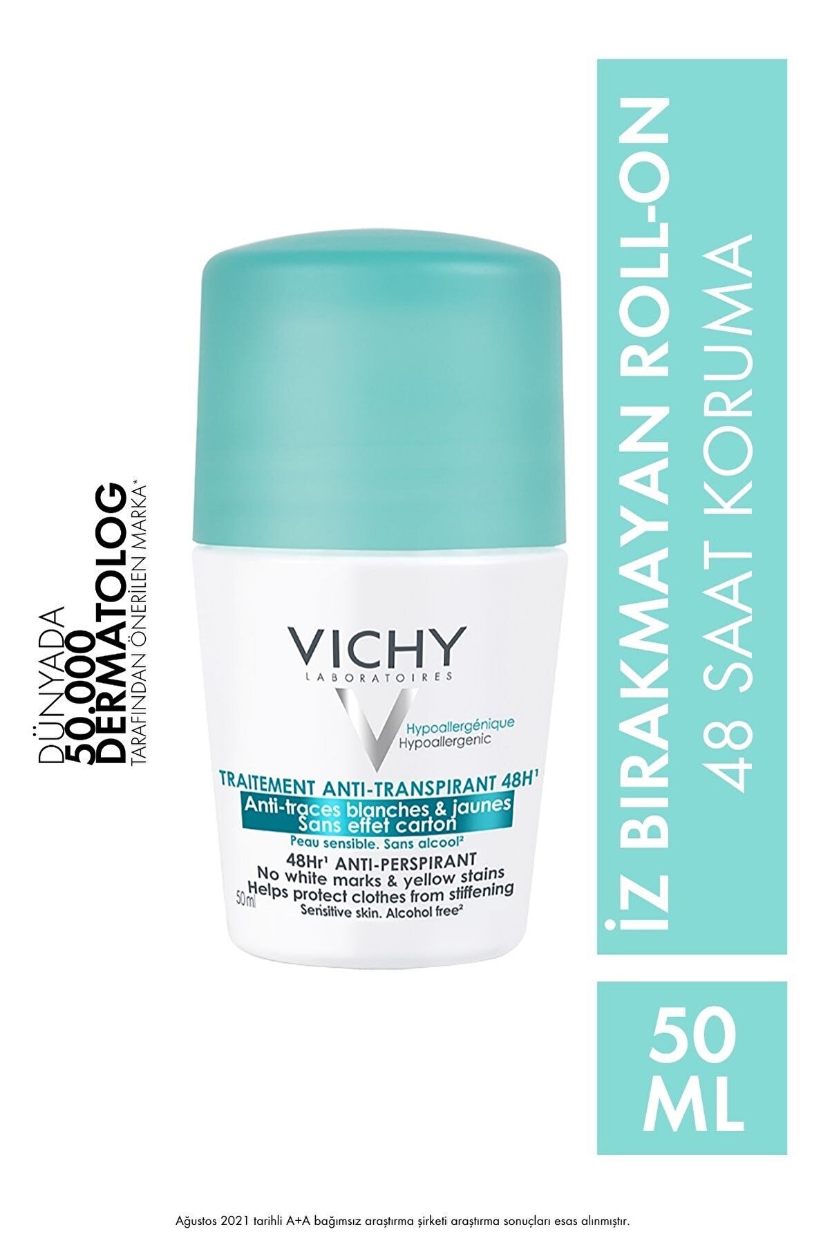 رول ضدتعریق مینرال 48ساعته حجم 50 میلی لیتر ویشی Vichy