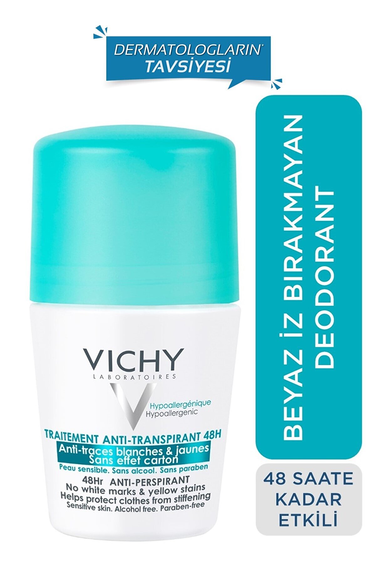 رول ضدتعریق مینرال 48ساعته حجم 50 میلی لیتر ویشی Vichy