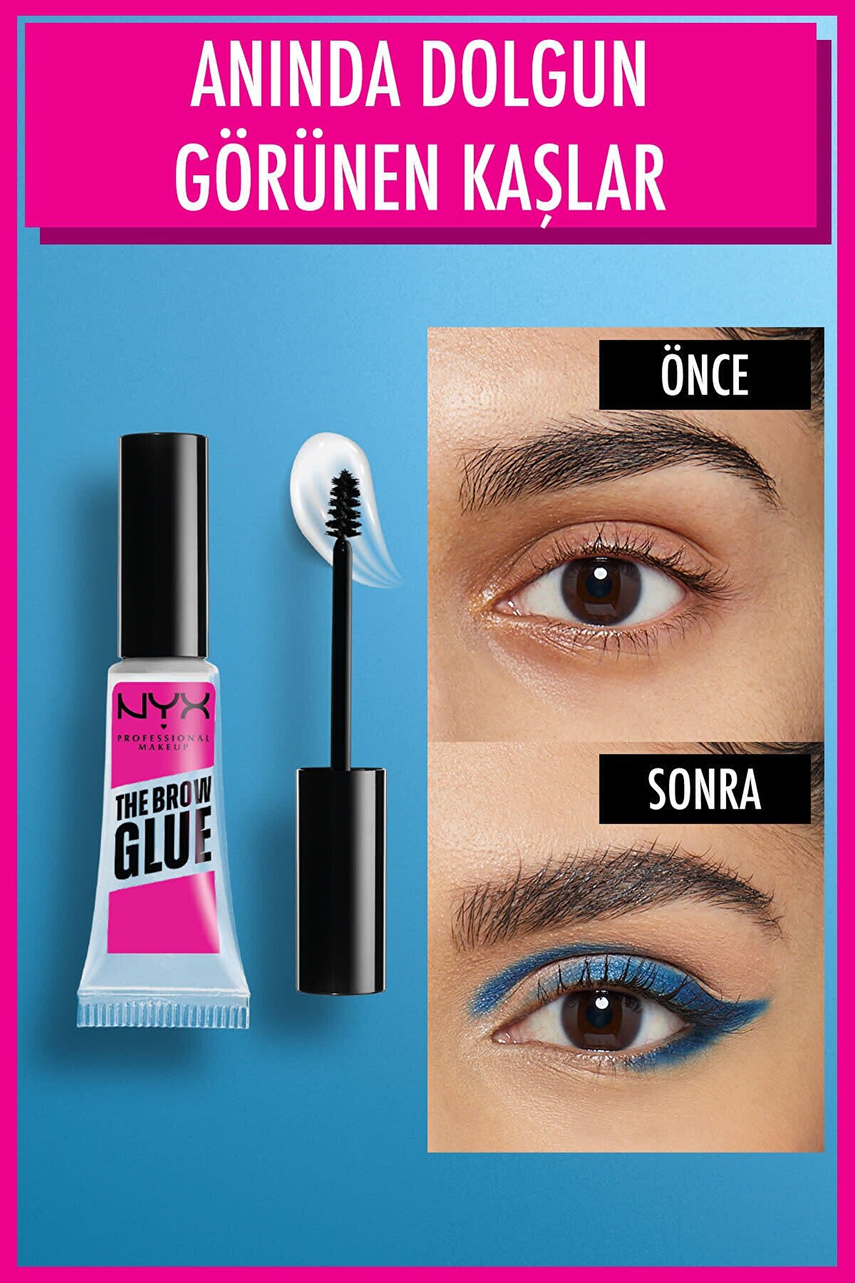 چسب ابرو شفاف The Brow Glue Instant Brow Styler حجم 5 میل نیکس NYX