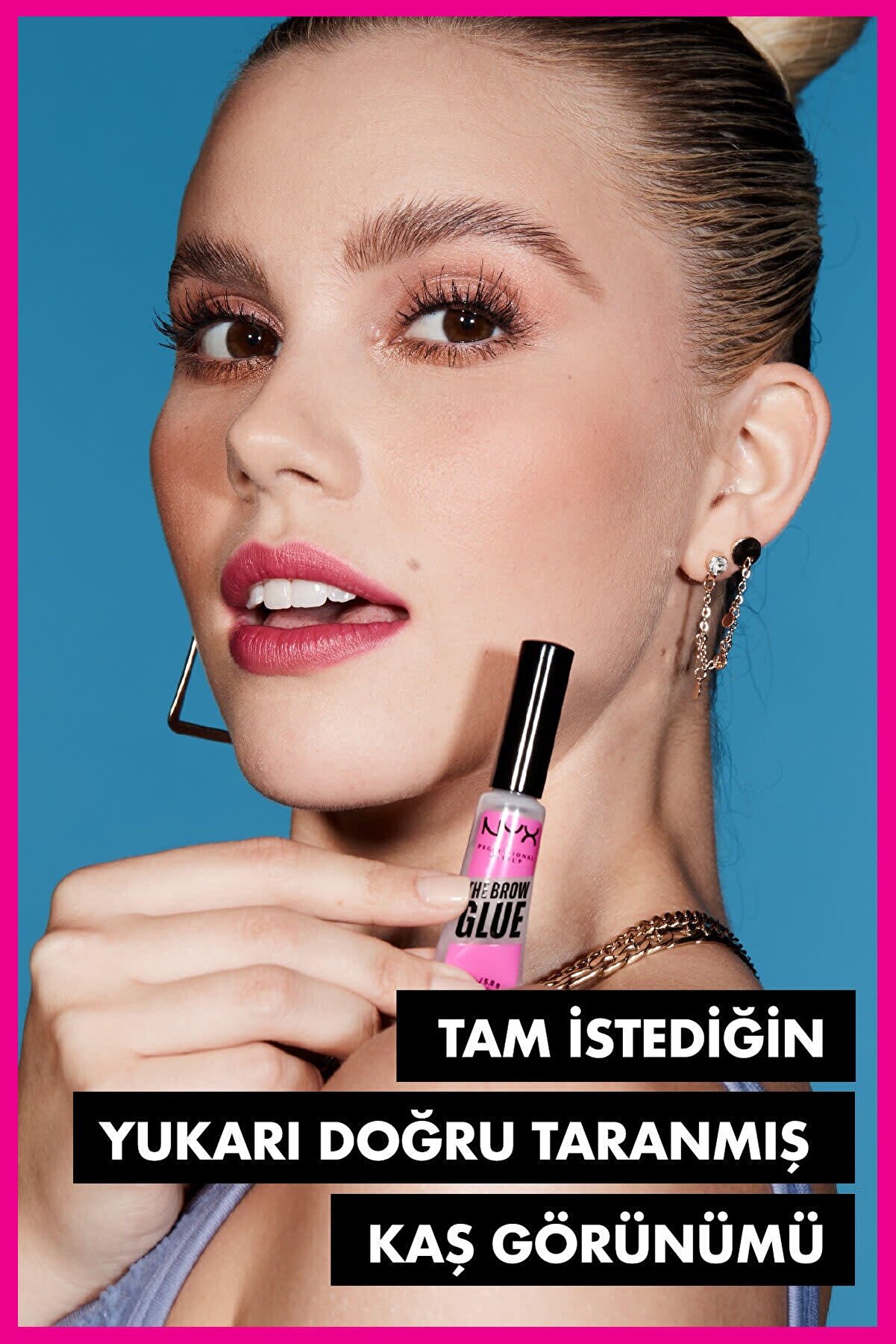 چسب ابرو شفاف The Brow Glue Instant Brow Styler حجم 5 میل نیکس NYX