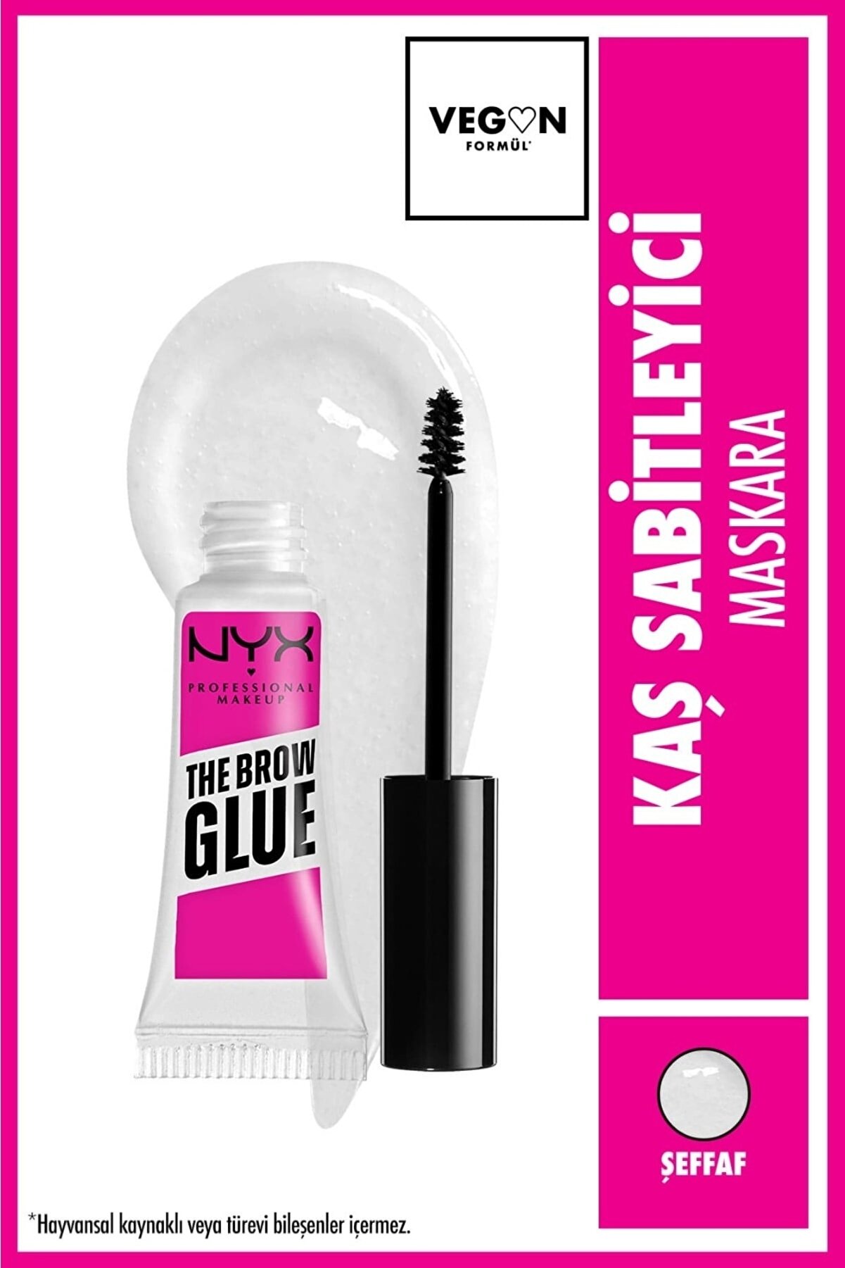 چسب ابرو شفاف The Brow Glue Instant Brow Styler حجم 5 میل نیکس NYX