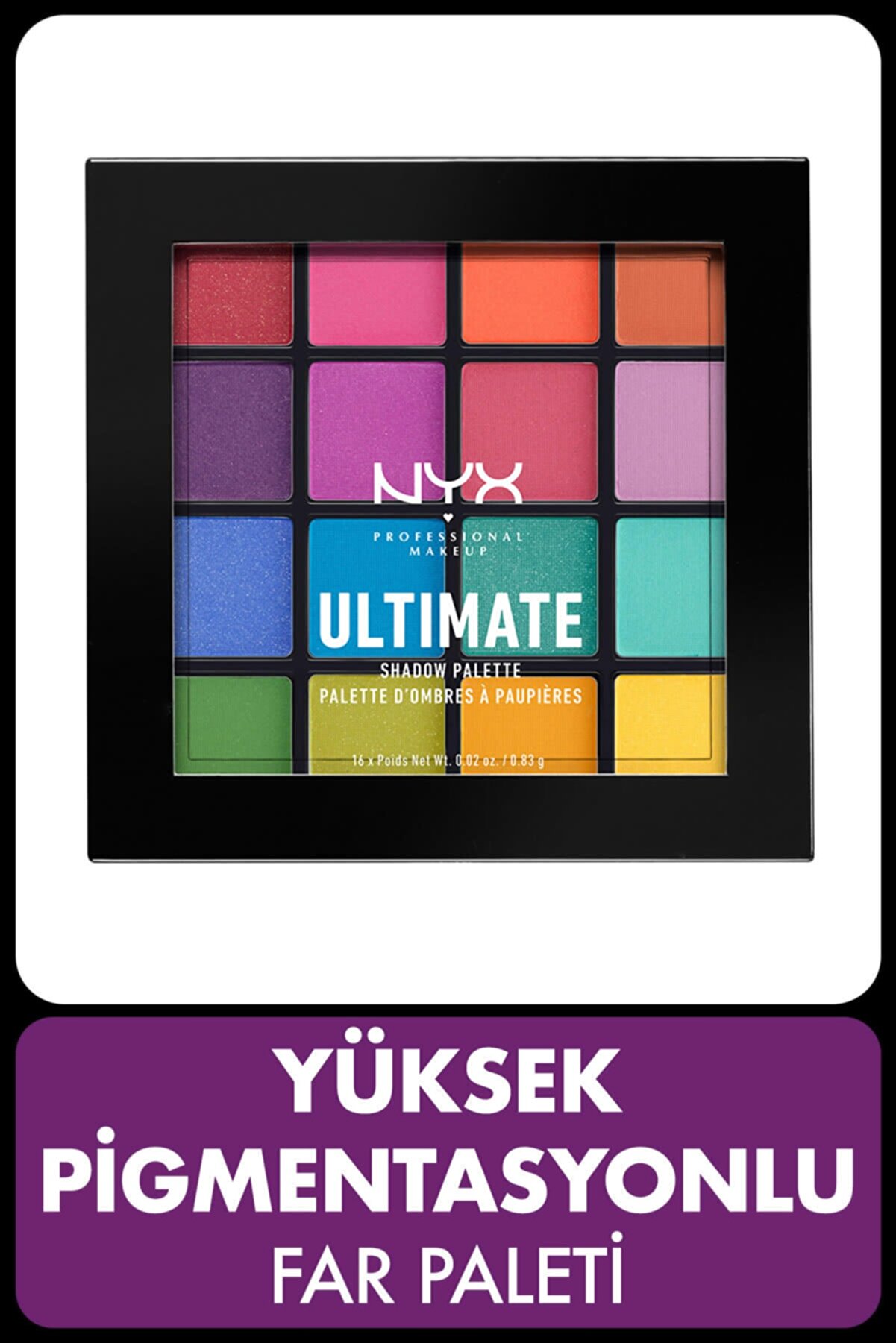 پالت سایه چشم Ultimate Shadow Pallette مدل حجم 0.83 میل نیکس NYX