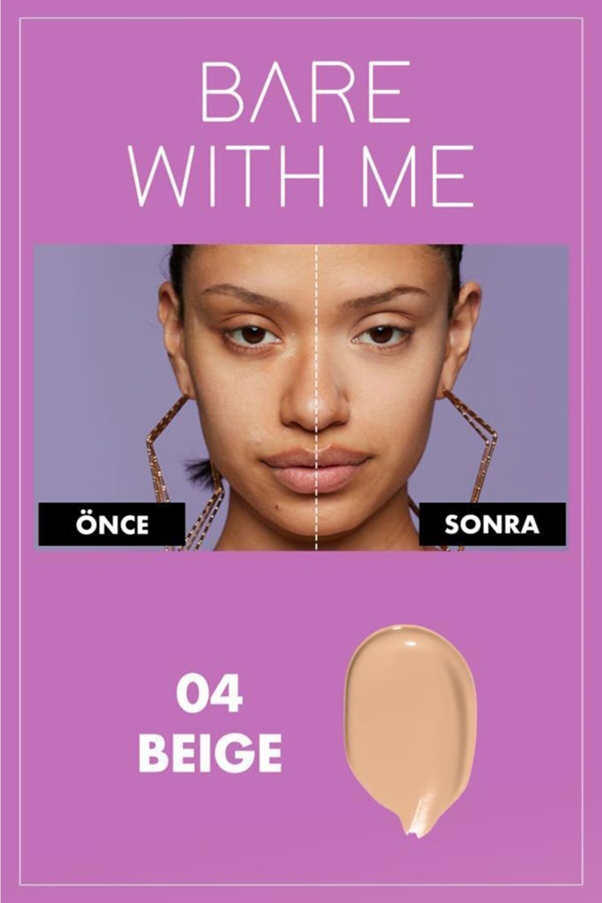 سرم کانسیلر BARE WITH ME CONCEALER SERUM رنگ 04-beige حجم 9.6 میل نیکس NYX