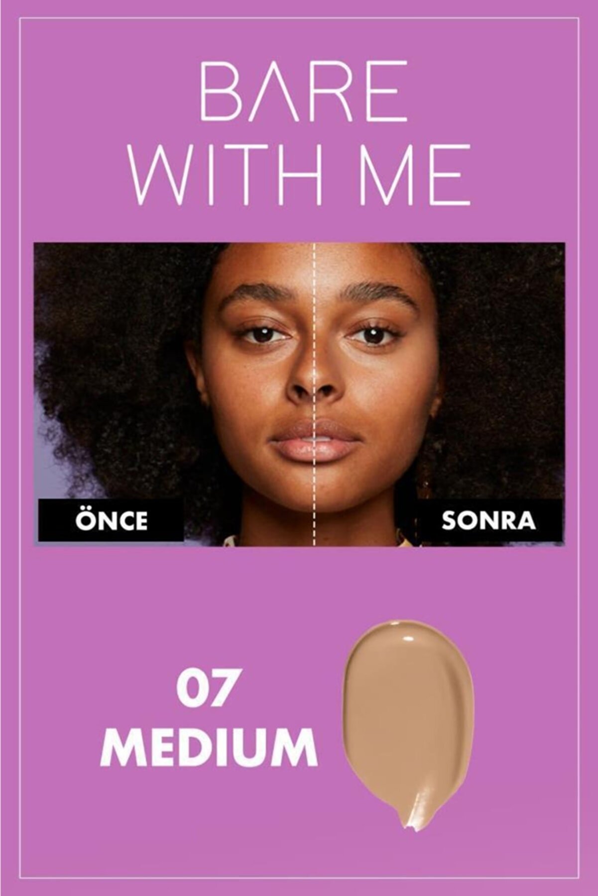 سرم کانسیلر BARE WITH ME CONCEALER SERUM رنگ 07 Medium حجم 9.6 میل نیکس NYX