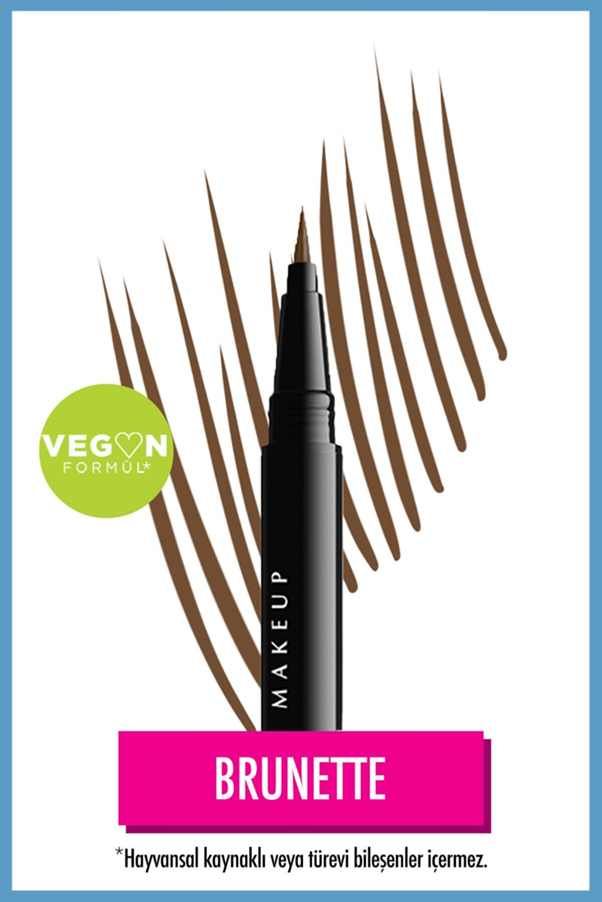 قلم هاشور ابرو Lift &amp; Snatch Eyebrow Tint Pen رنگ 07-Brunette حجم 1 میل نیکس NYX