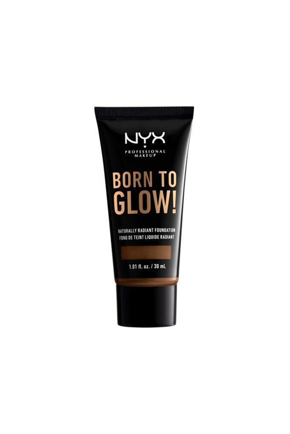 کرم پودر Born To Glow! Naturally Radiant Foundation رنگ 21-cocoa حجم 30 میل نیکس NYX