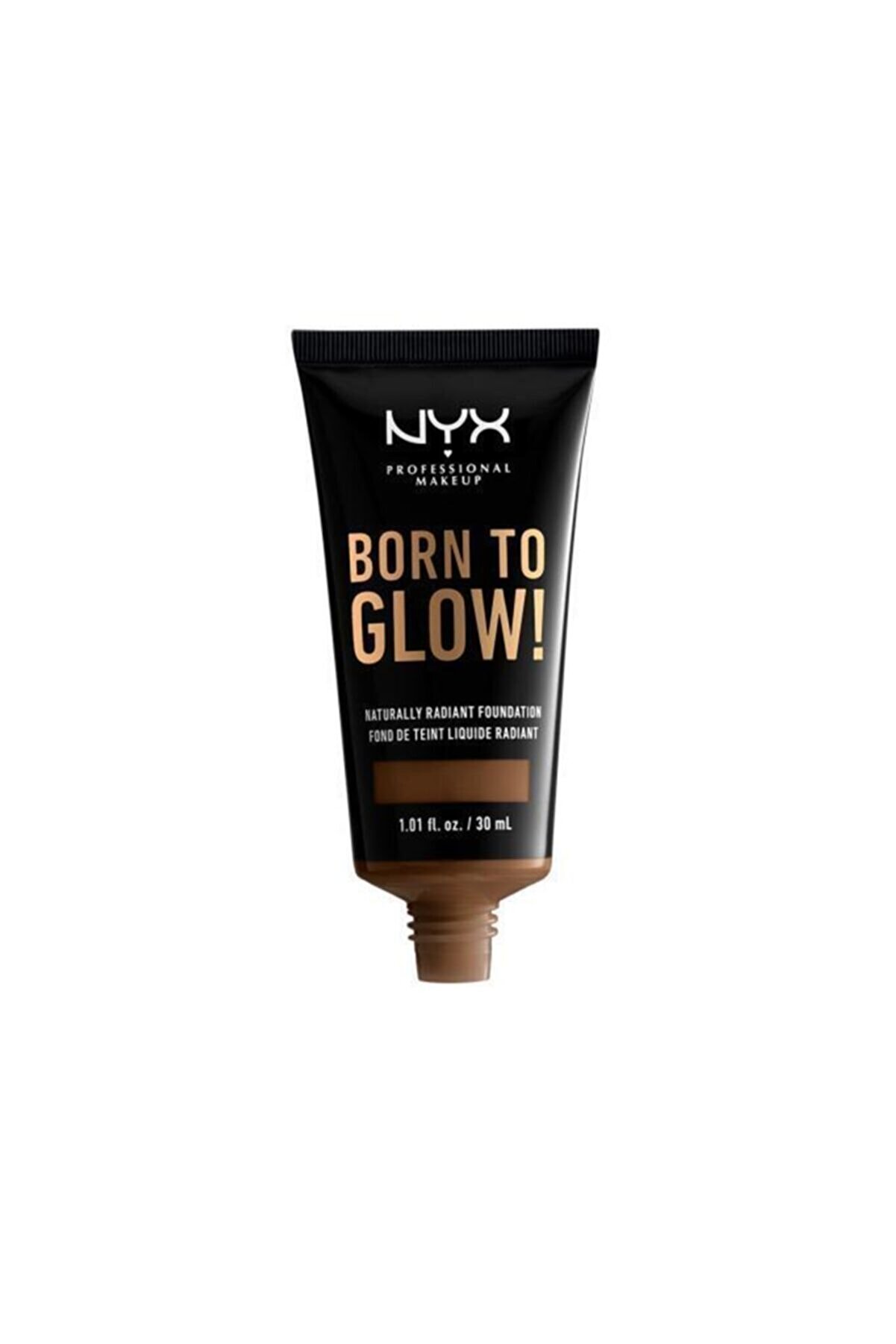 کرم پودر Born To Glow! Naturally Radiant Foundation رنگ 21-cocoa حجم 30 میل نیکس NYX