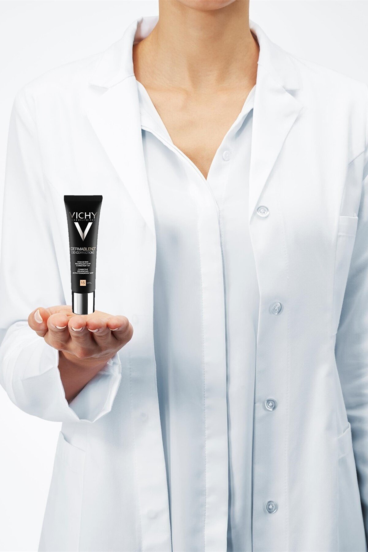 کرم پودر 3d سری درمابلند شماره 15 ویشی Vichy