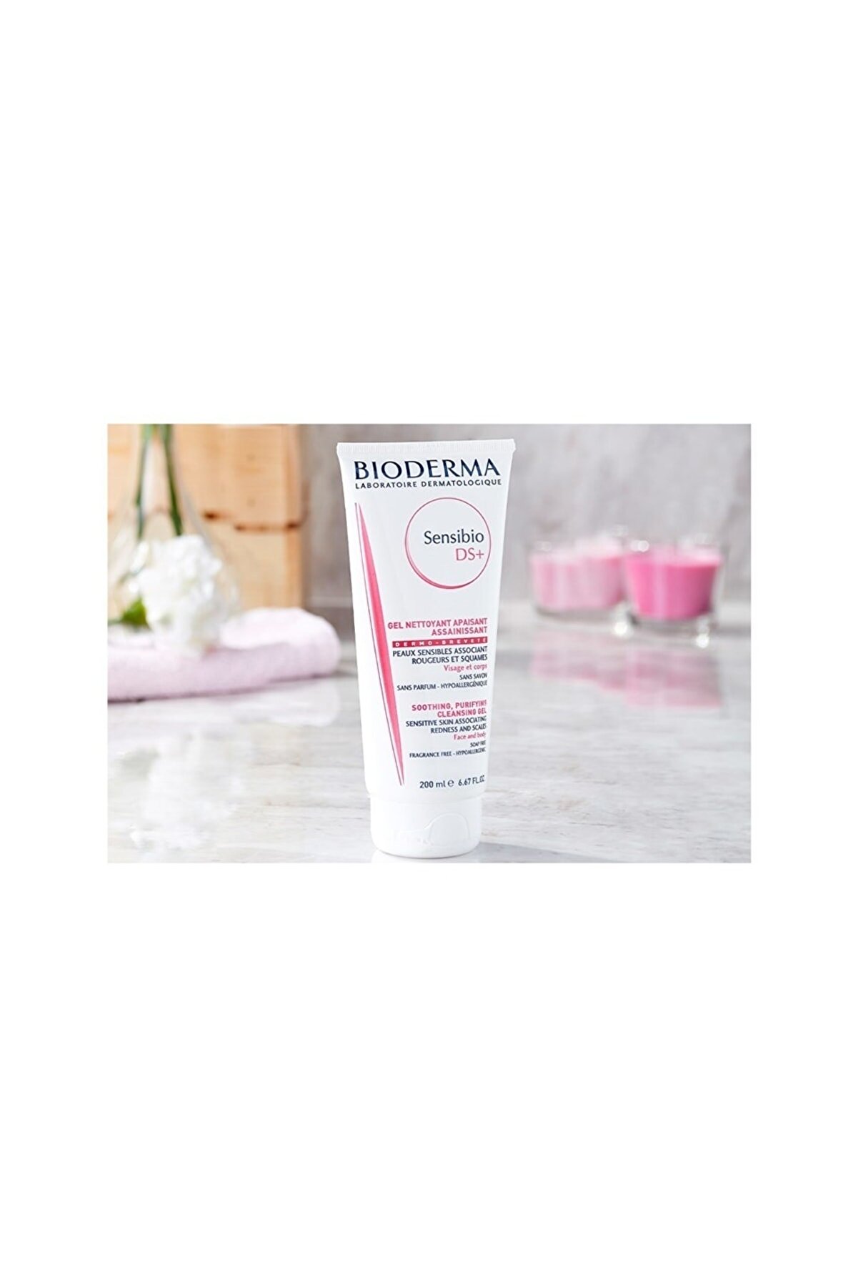فومینگ ژل شستشو مدل +Sensibio DS با حجم 200 میل بایودرما Bioderma