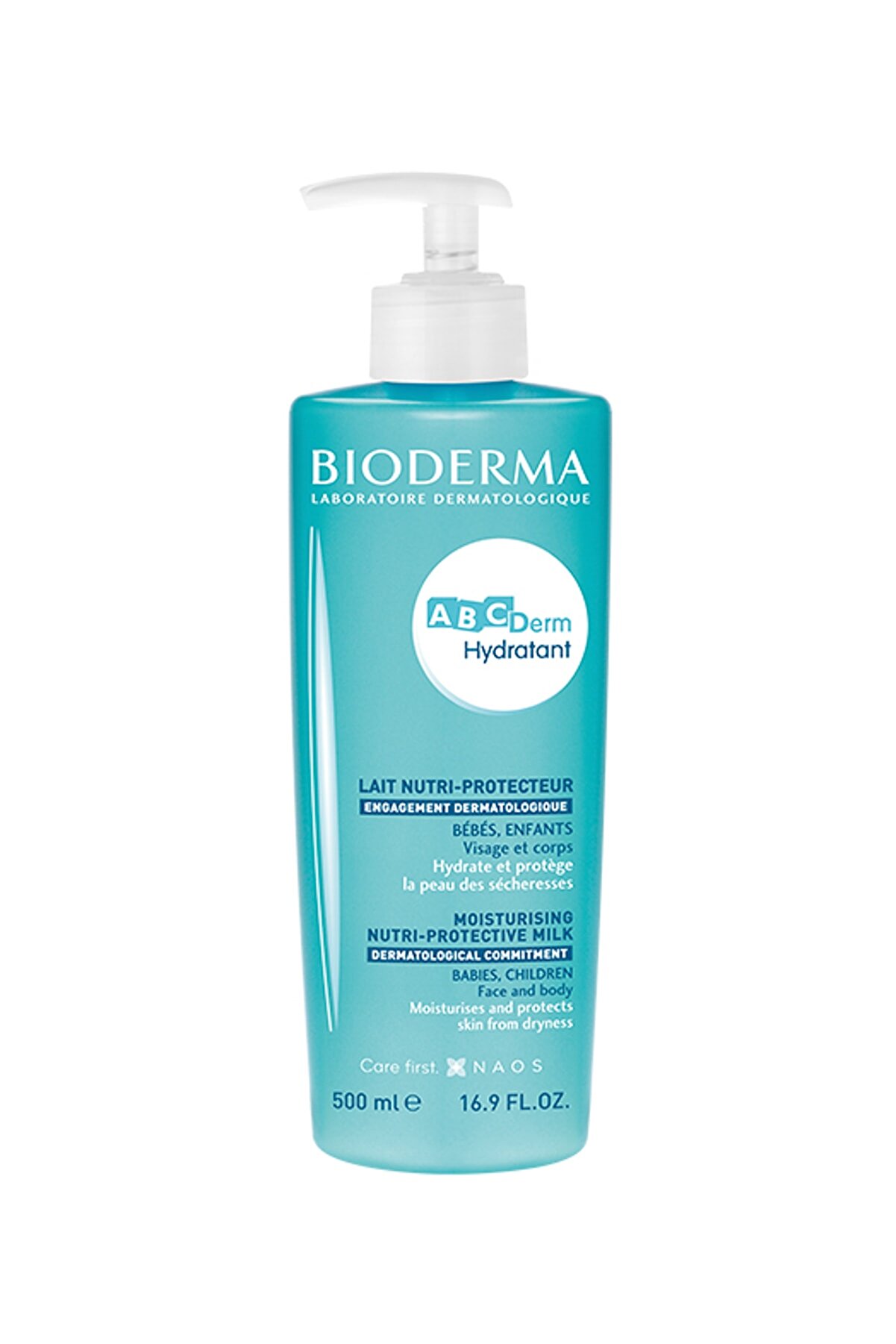 کرم آبرسان و مرطوب کننده کودک مدل ABCDerm با حجم 500 میل بایودرما Bioderma
