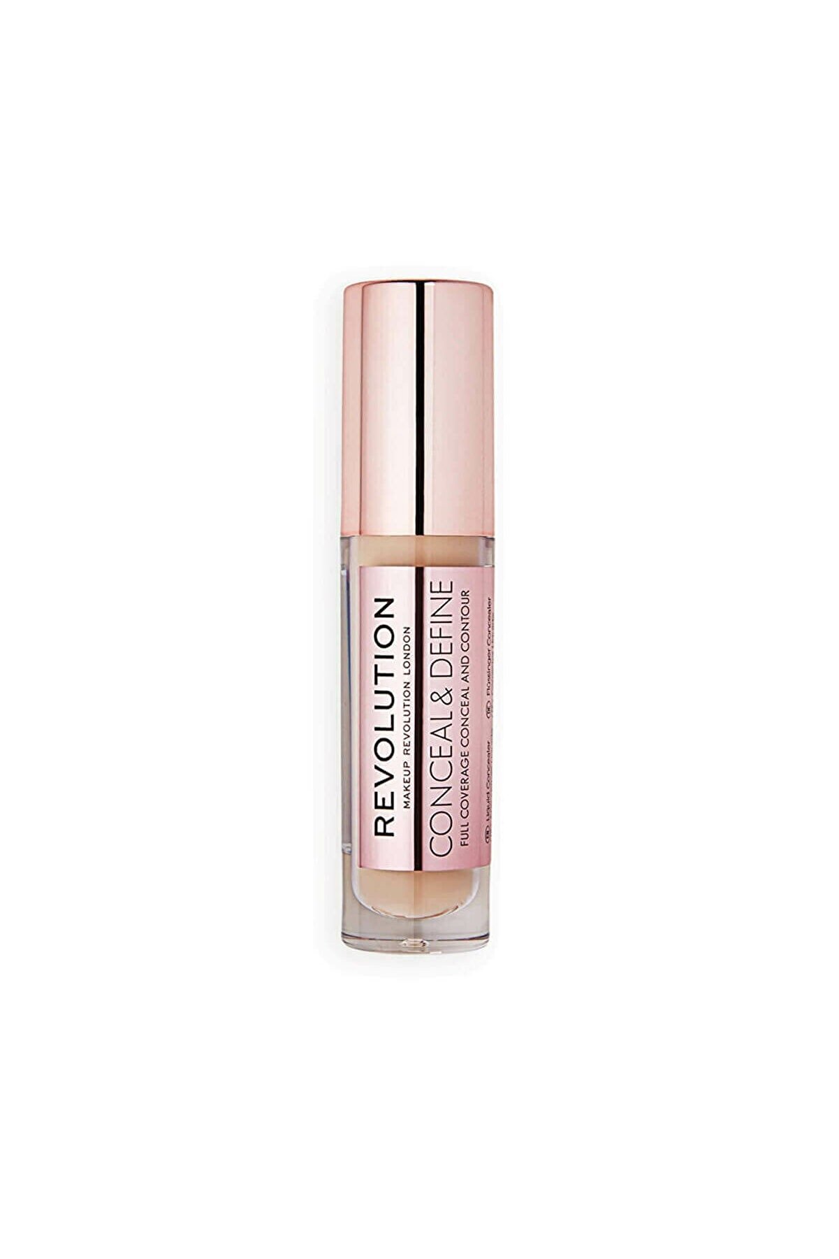 کانسیلر مایع Define Concealer شماره C8 رنگ بژ رولوشن Revolution