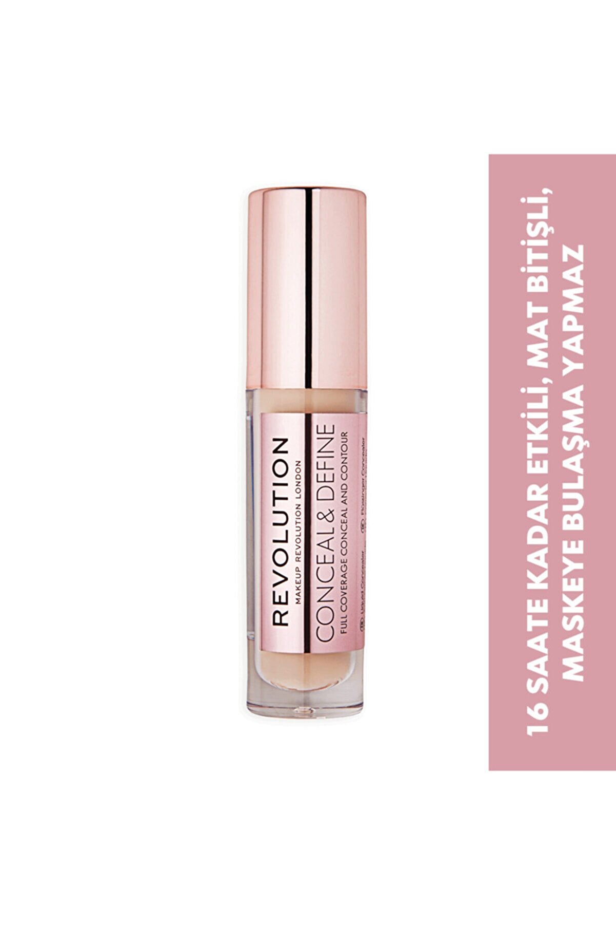 کانسیلر مایع Define Concealer شماره C7 رنگ بژ رولوشن Revolution
