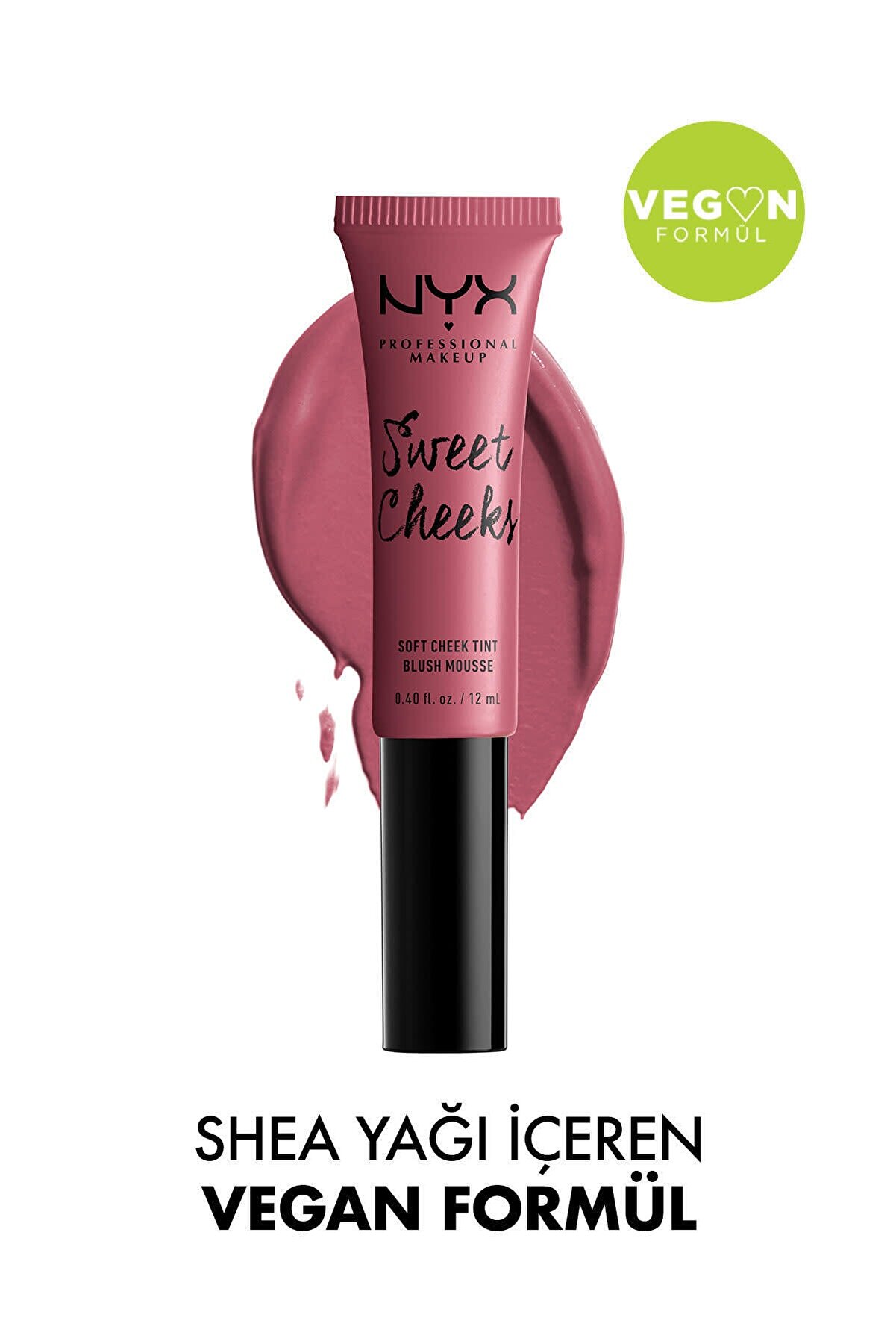 رژگونه مایع سویید چک Sweet Cheeks Soft Cheek Tint مدل Baby Doll حجم 12 میل  نیکس NYX