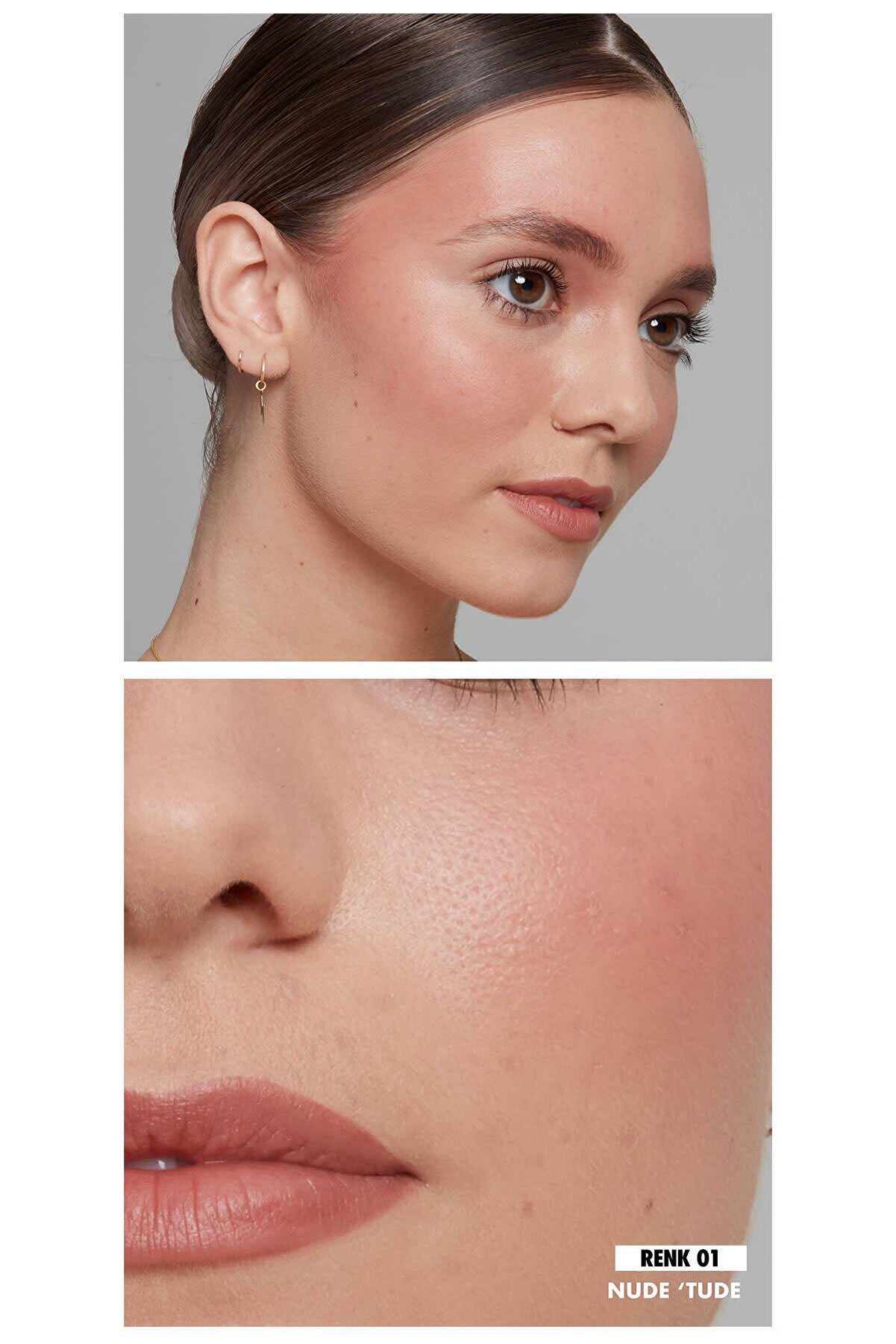 رژگونه مایع سویید چک Sweet Cheeks Soft Cheek Tint مدل Nude 'Tude حجم 12 میل نیکس NYX