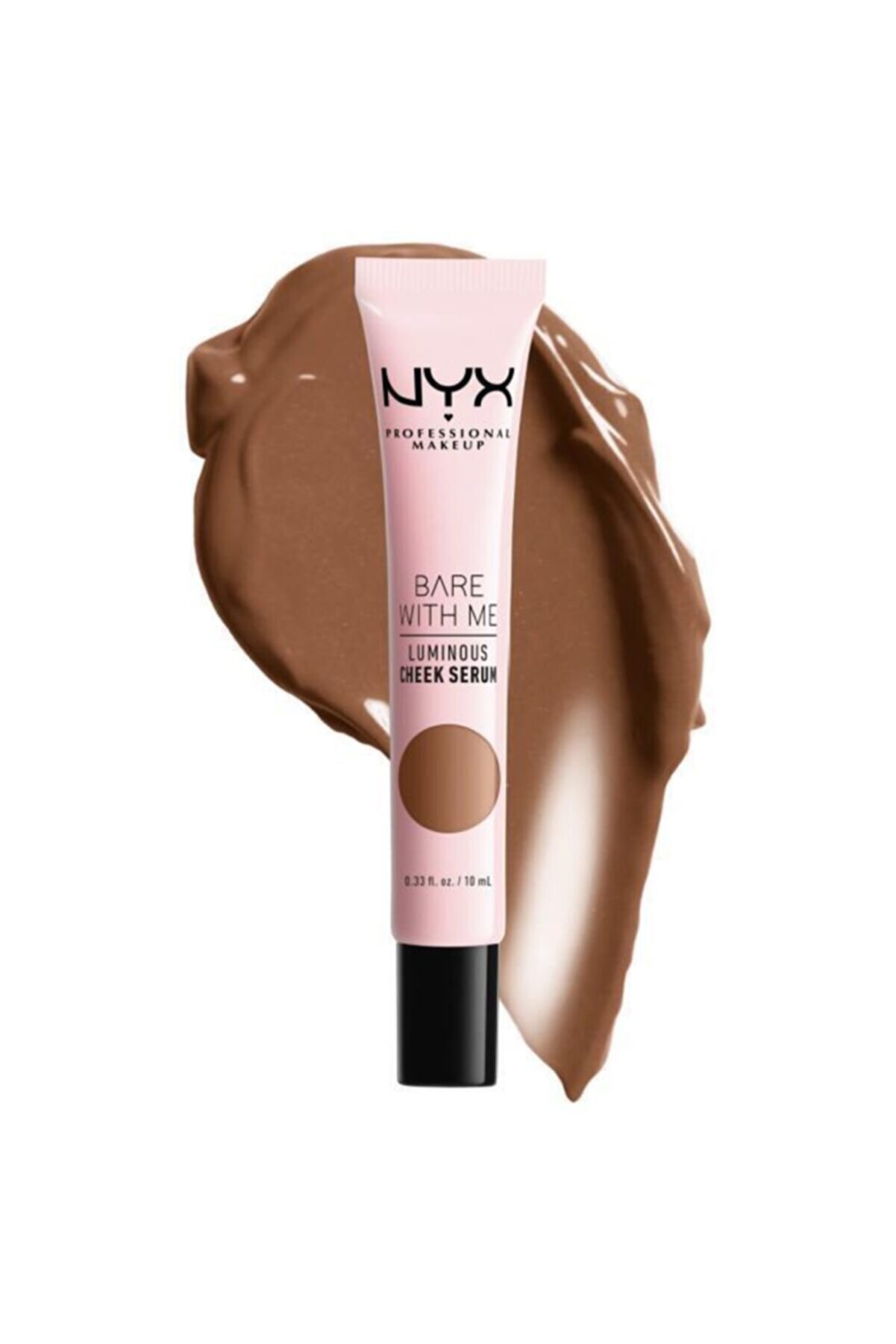 رژگونه سرم مایع Bare With Me Luminous Cheek Serum مدل Tan Bronze حجم 10 میل نیکس NYX