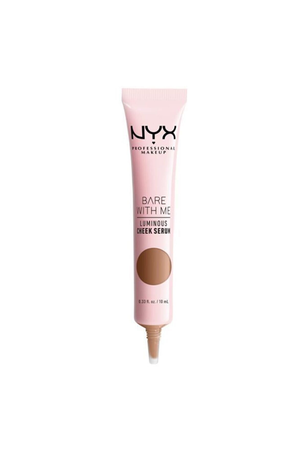 رژگونه سرم مایع Bare With Me Luminous Cheek Serum مدل Tan Bronze حجم 10 میل نیکس NYX