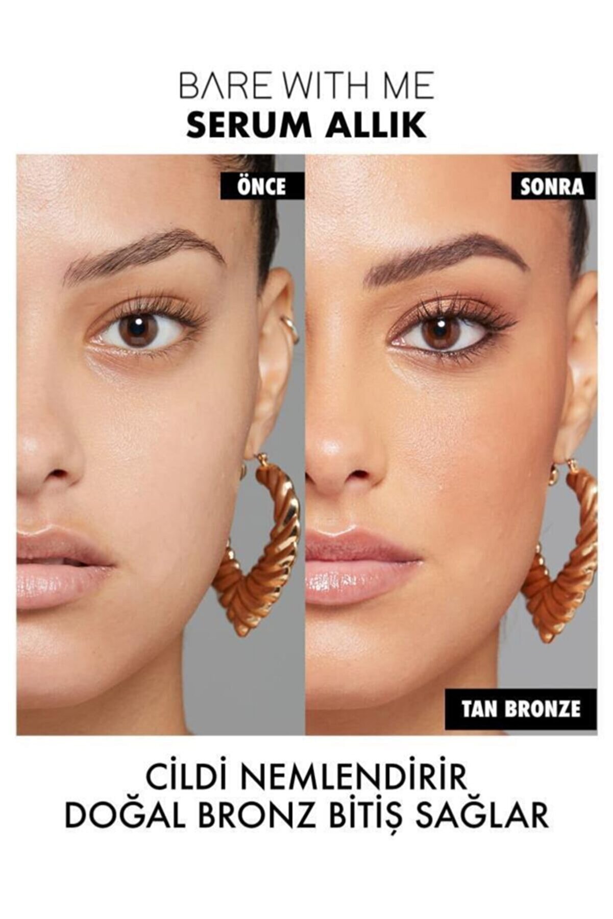 رژگونه سرم مایع Bare With Me Luminous Cheek Serum مدل Tan Bronze حجم 10 میل نیکس NYX