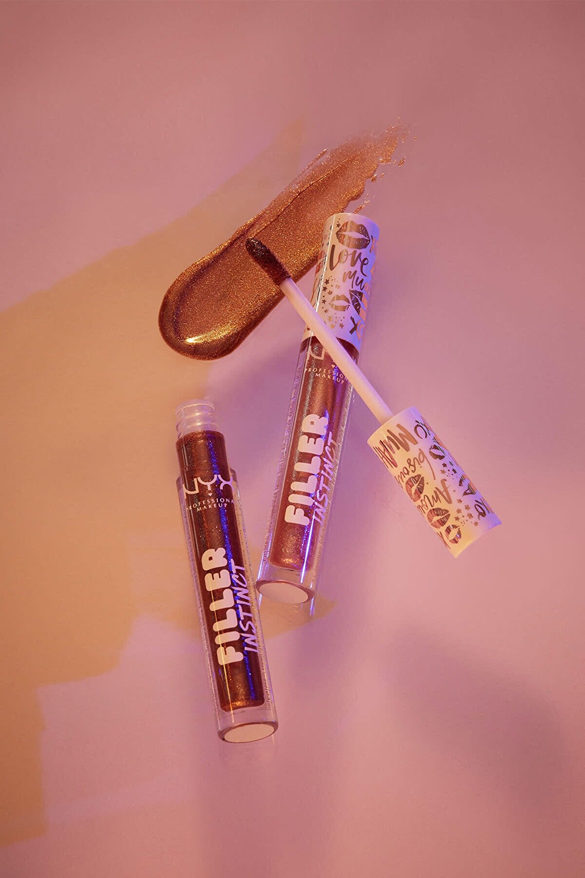 لیپ گلاس فیلر اینستینکت Filler Instinct Plumping Lip Polish مدل sparkling please نیکس NYX