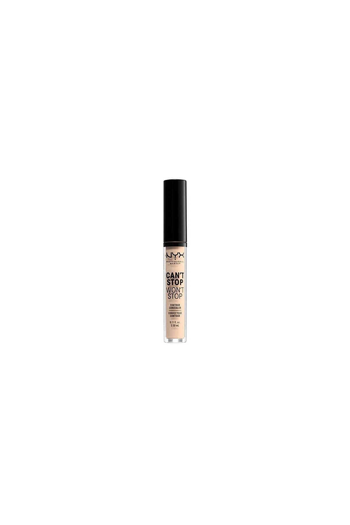 کانسیلر کانتور Can't Stop Won't Stop Contour Concealer مدل Light Ivory عاجی روشن حجم 3.5 میل نیکس NYX