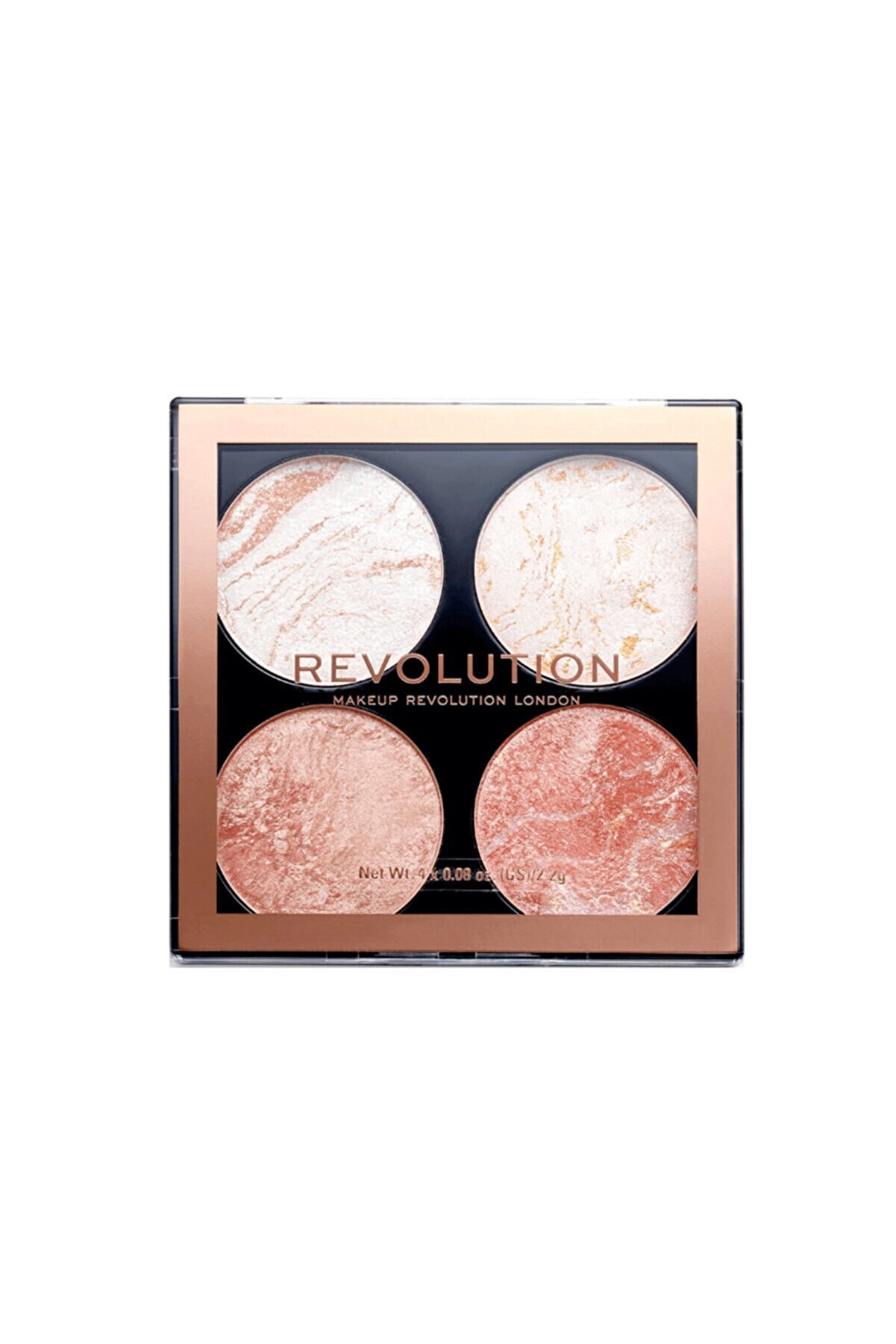 پالت رژگونه 4 رنگ Cheek Kit Blush Palette Take A Breather رولوشن Revolution