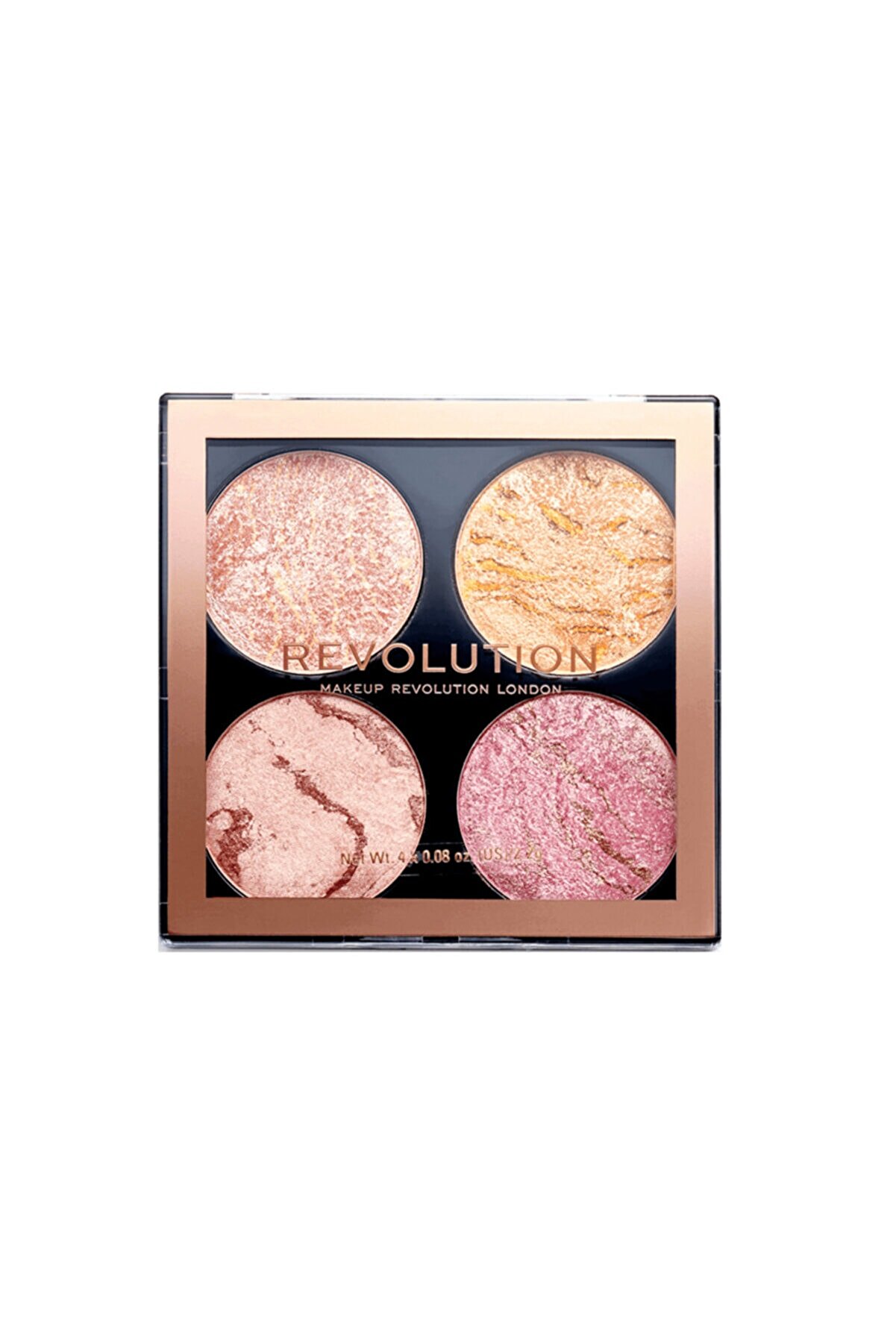 پالت رژ گونه 4 رنگ Cheek Kit Blush Palette Fresh Perspective رولوشن Revolution