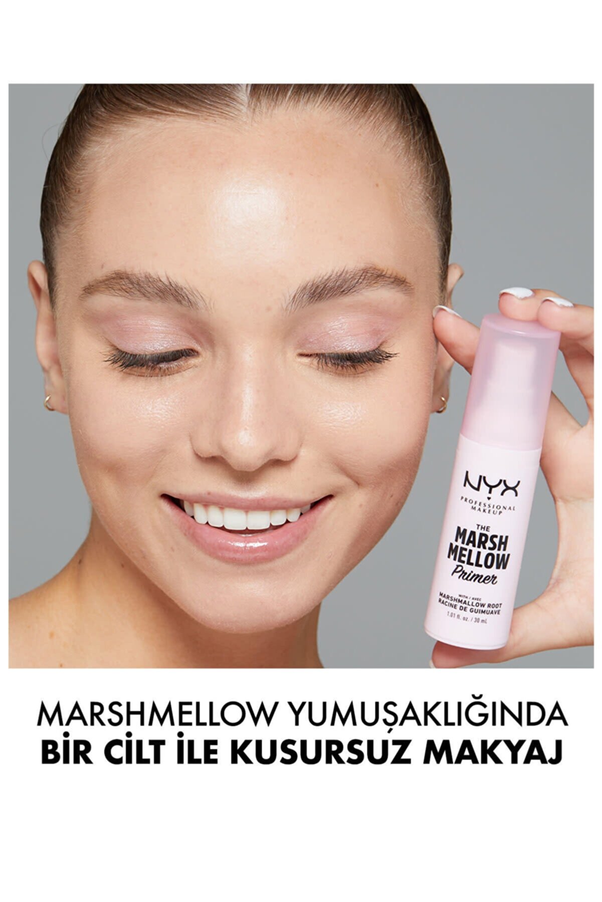 پرایمر تسکین دهنده مارشملو Marshmellow Soothing Primer حجم 8 میل نیکس NYX