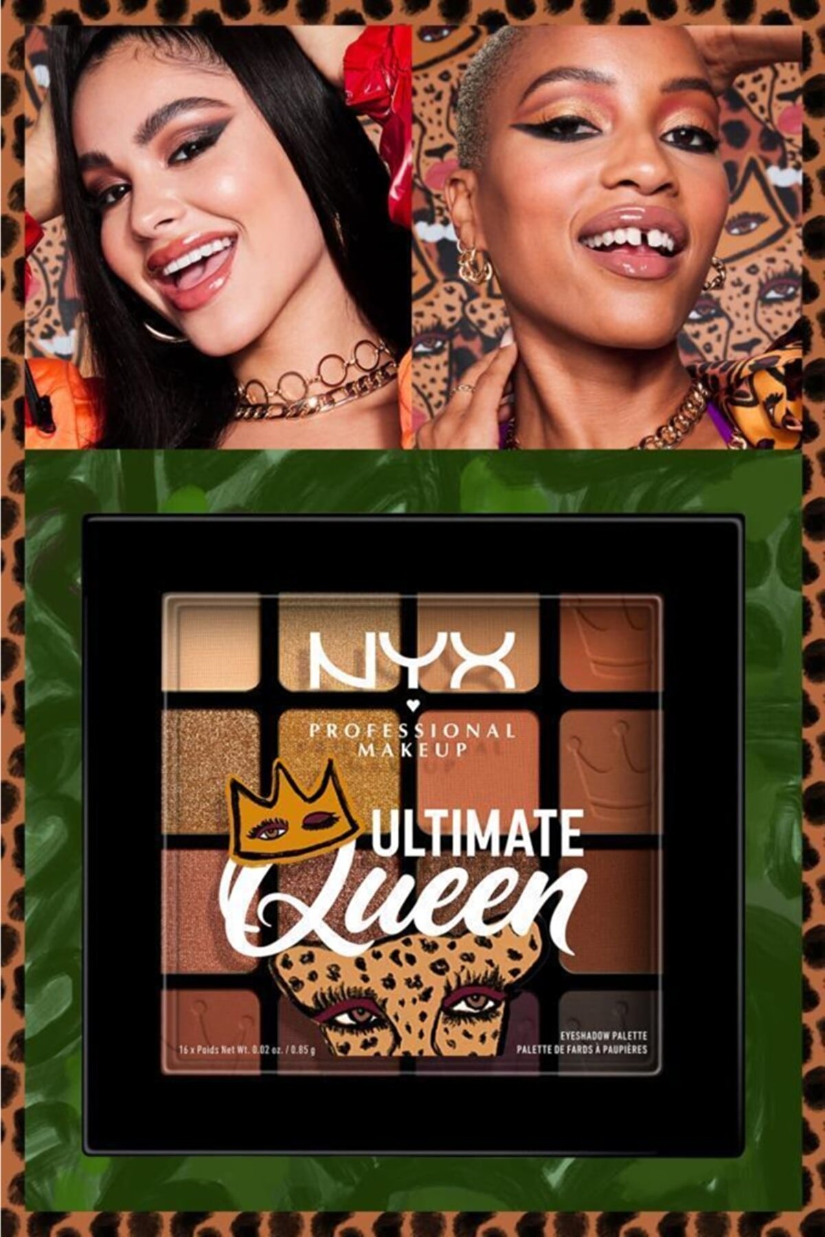 پالت سایه چشم Ultimate Queen Pallette مدل حجم 0.83 میل نیکس NYX