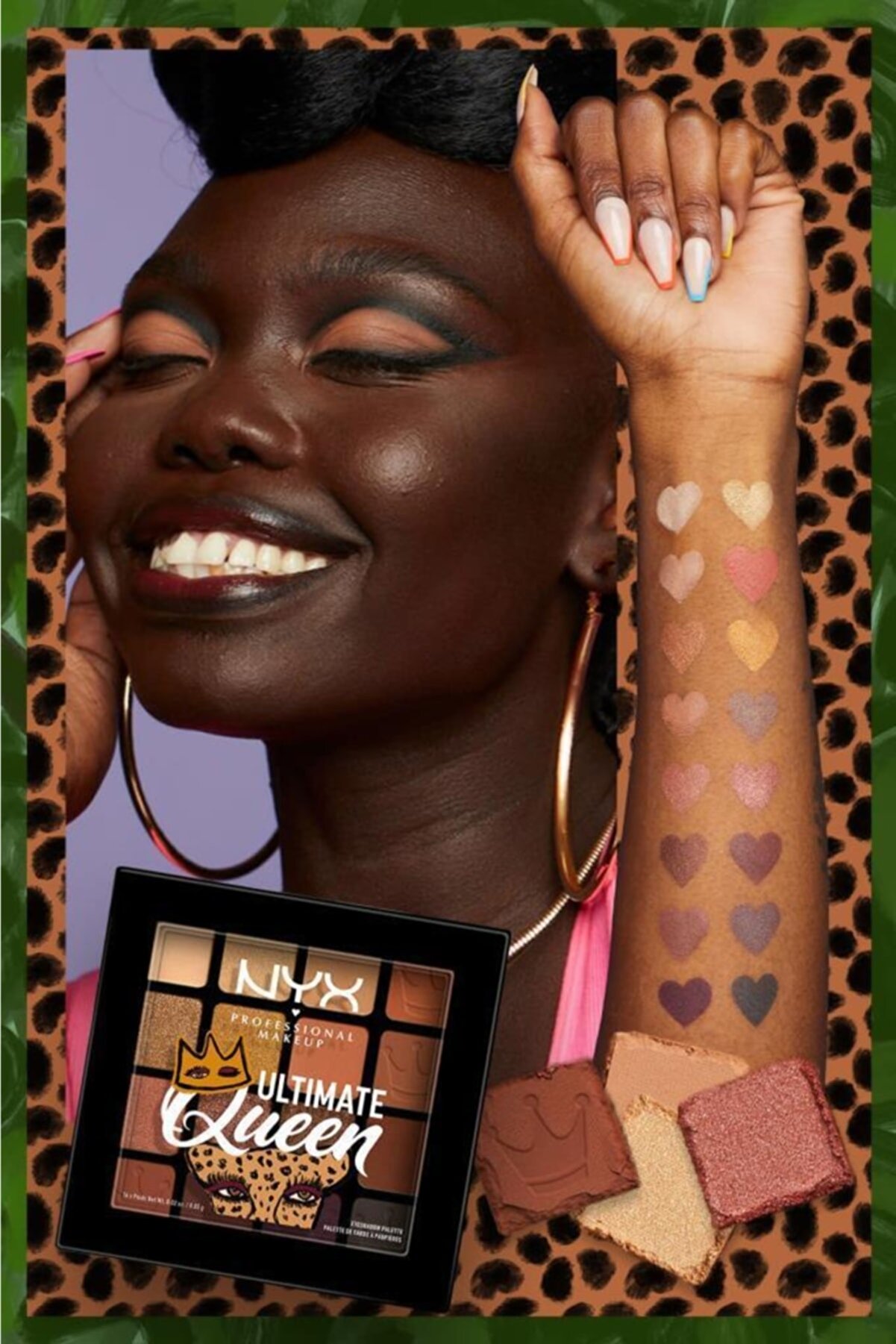پالت سایه چشم Ultimate Queen Pallette مدل حجم 0.83 میل نیکس NYX