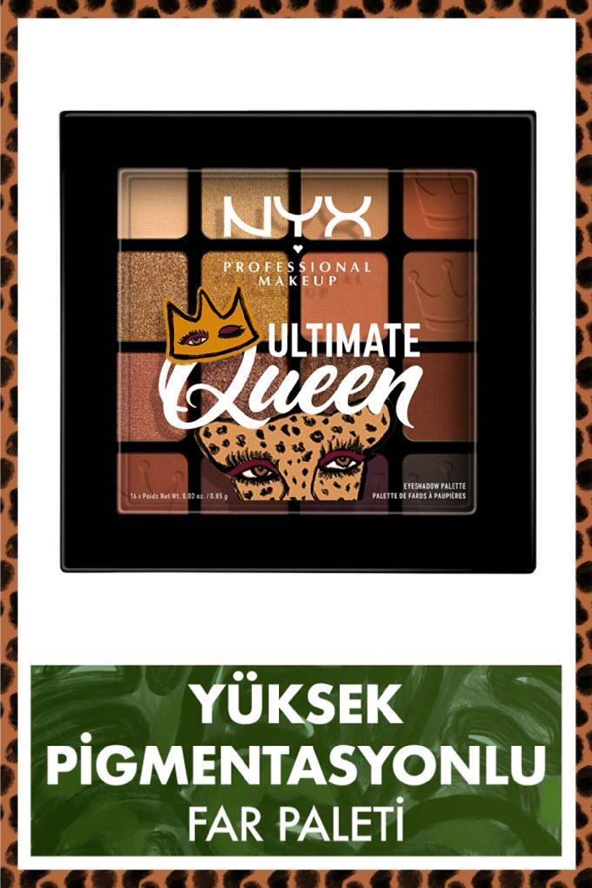 پالت سایه چشم Ultimate Queen Pallette مدل حجم 0.83 میل نیکس NYX