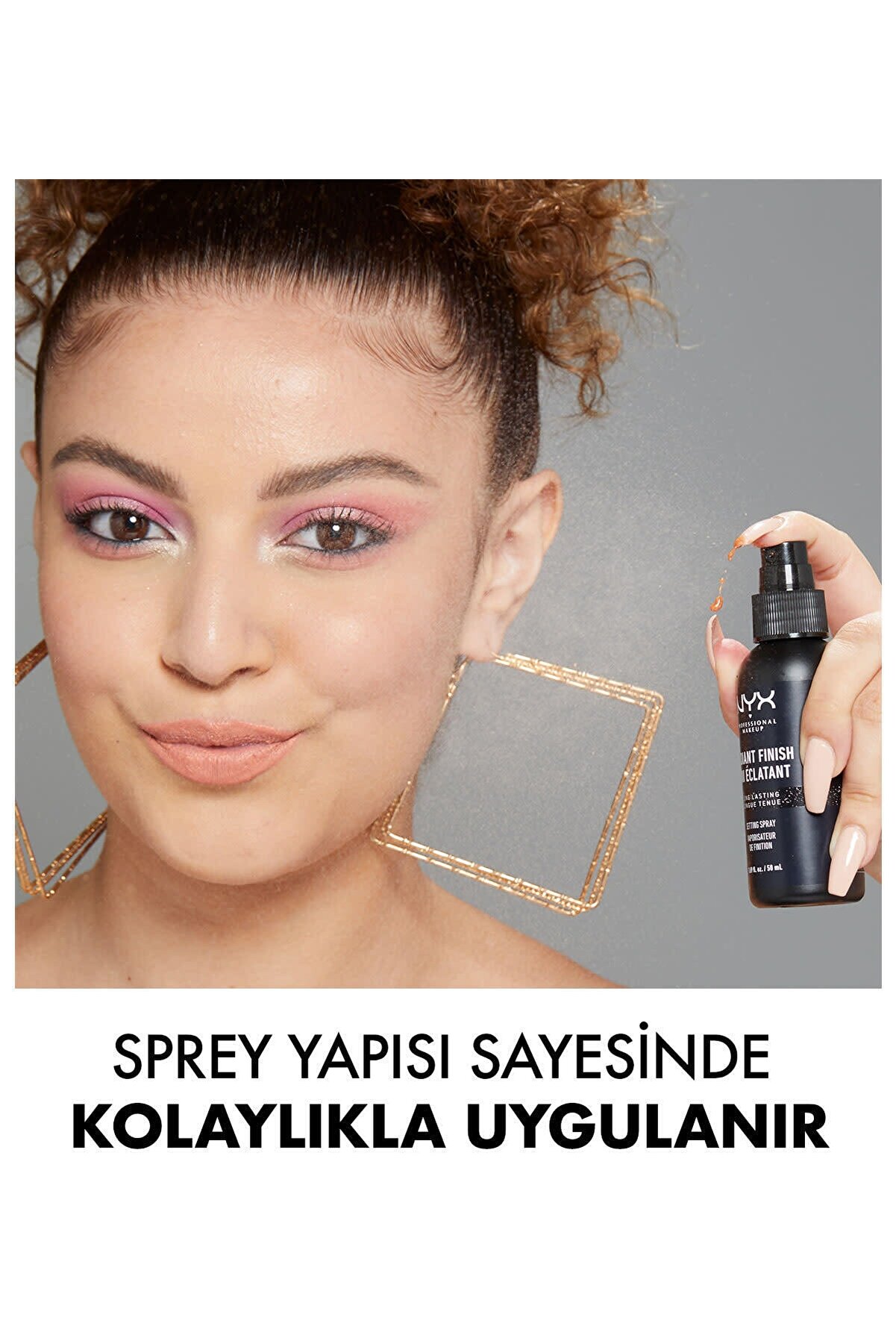 اسپری فیکس کننده آرایش Radiant Finish Setting حجم 50 میل نیکس NYX