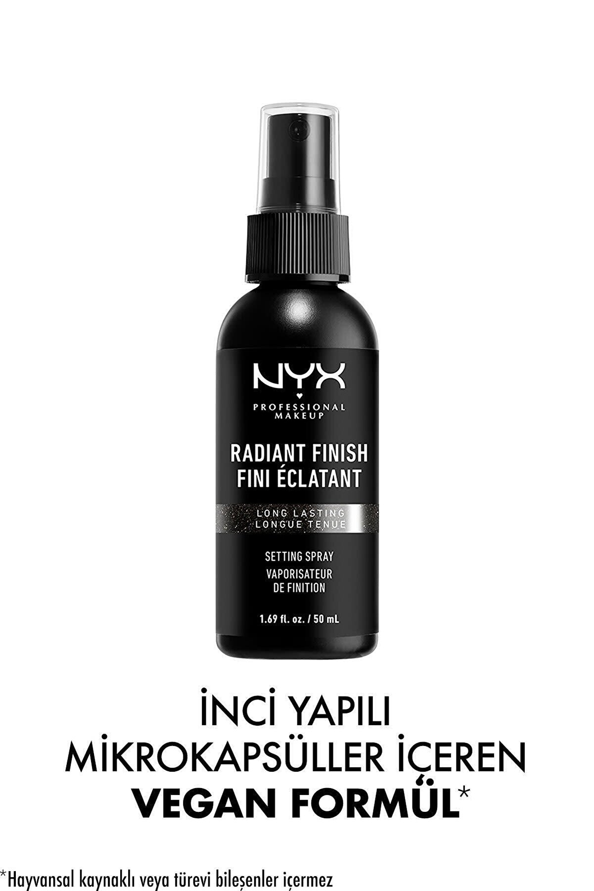 اسپری فیکس کننده آرایش Radiant Finish Setting حجم 50 میل نیکس NYX
