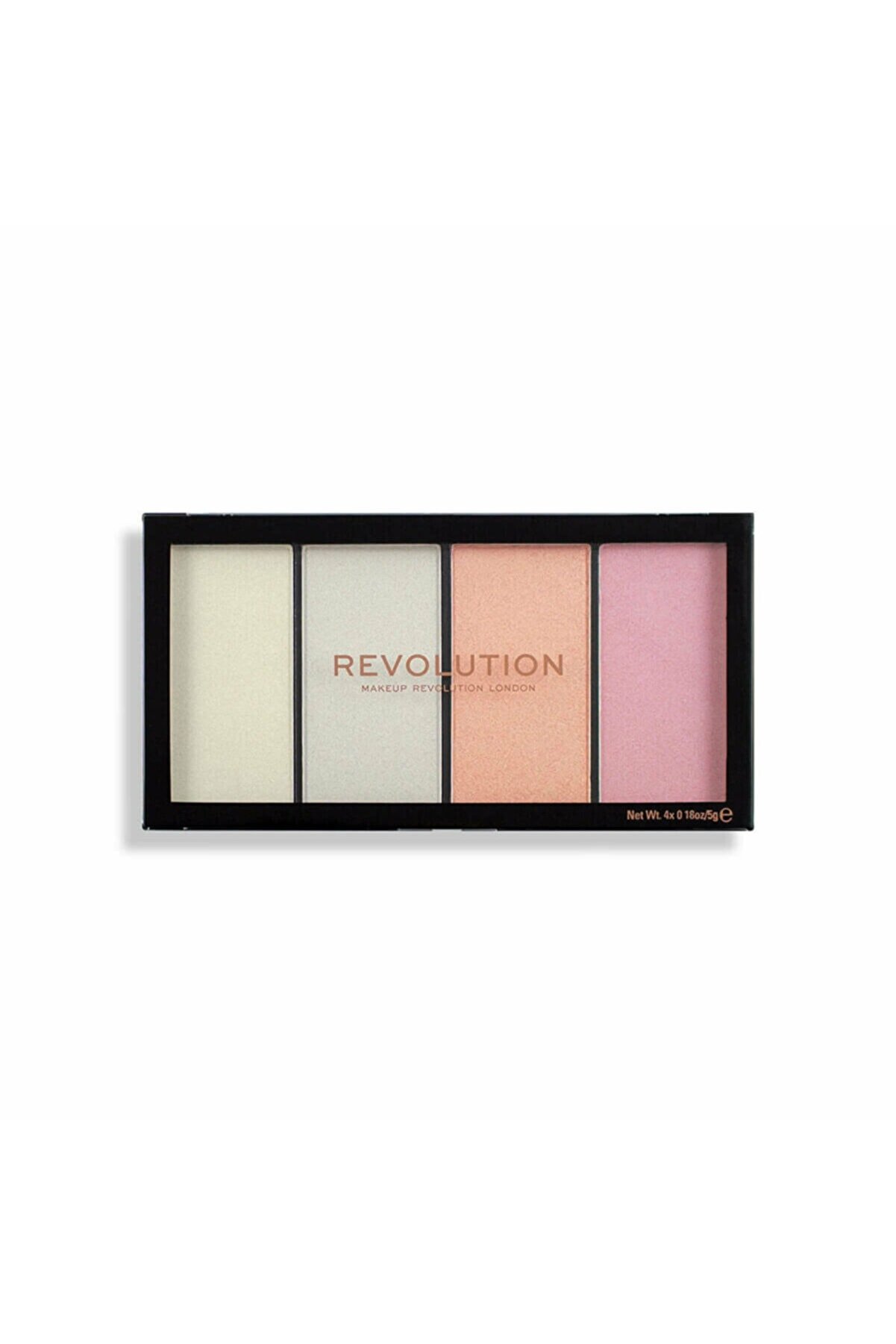 پالت رژگونه 4 عددی Reloaded Luster Lights Illuminator Palette Cool رولوشن Revolution