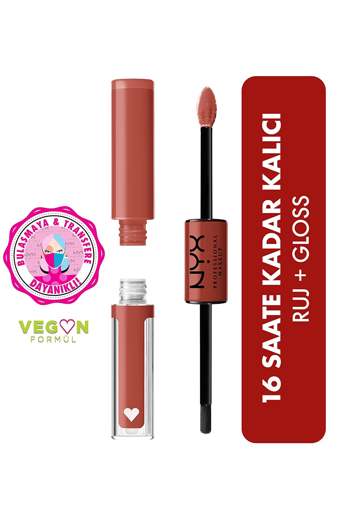 رژلب مایع مات دو طرفه شاین لود Shine Loud High Shine Lip Color Life Goals نیکس NYX