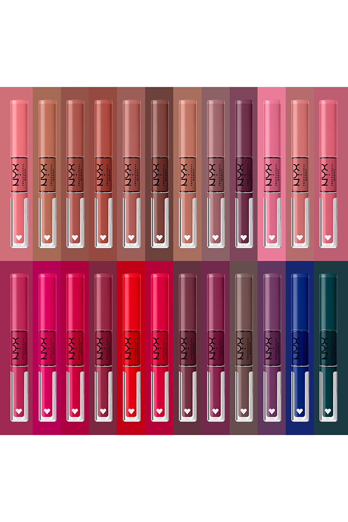 رژلب مایع مات دو طرفه شاین لود Shine Loud High Shine Lip Color Life Goals نیکس NYX
