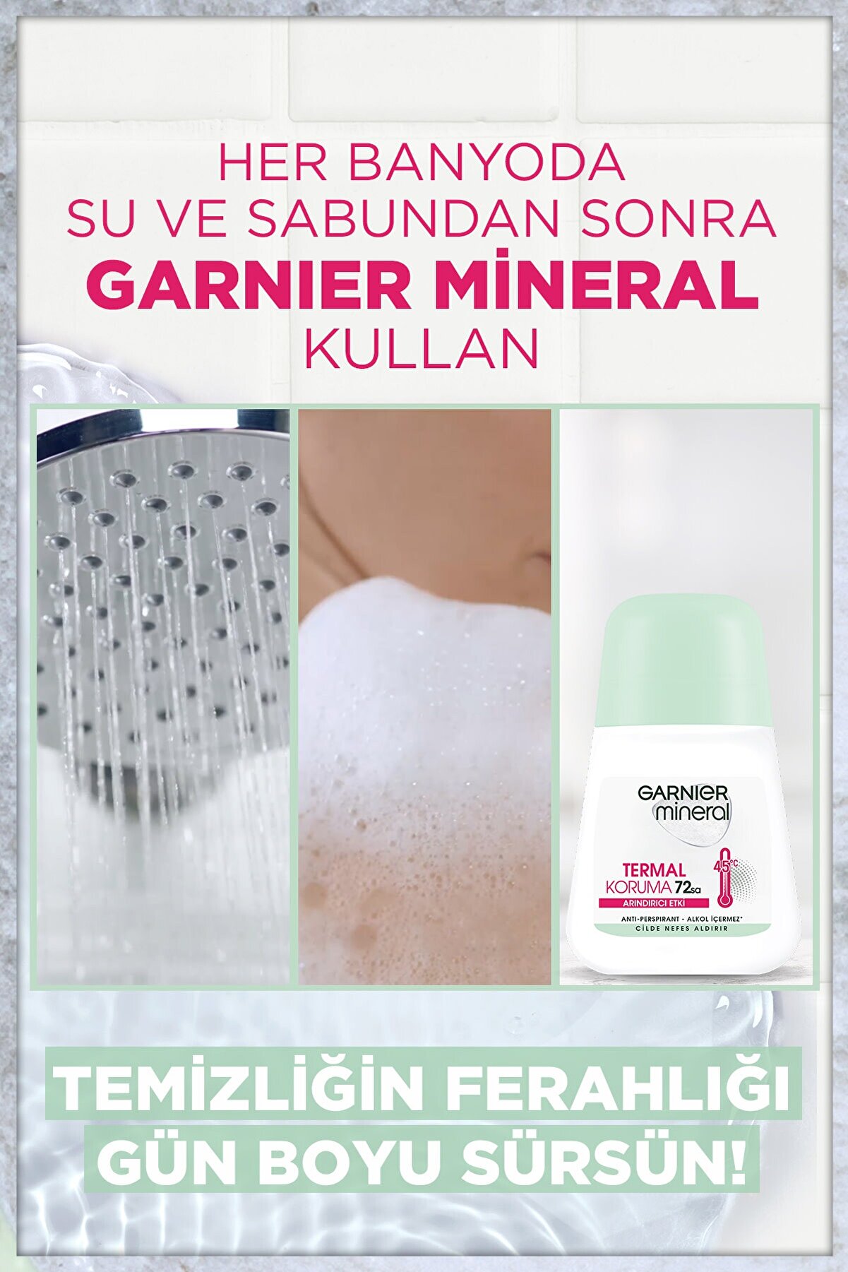 دئودورانت رول زنانه محافظ حرارتی 100میل گارنیر Garnier