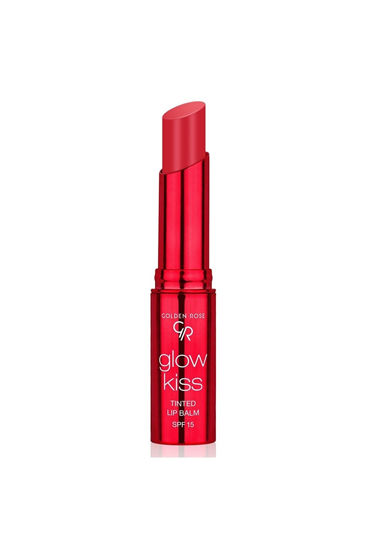 تینت بالم لب مرطوب کننده لب رنگ قرمز SPF۱5 شماره Glow Kiss 03 گلدن رز Golden Rose