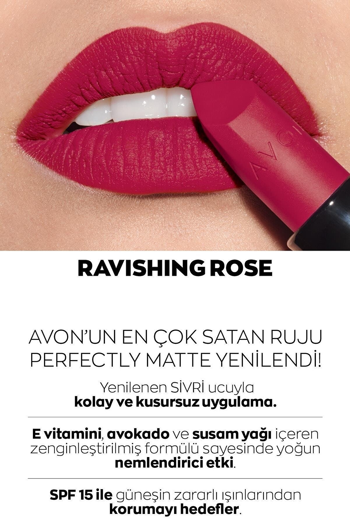 رژ لب فوق العاده مات موکای شگفت انگیز اون Avon