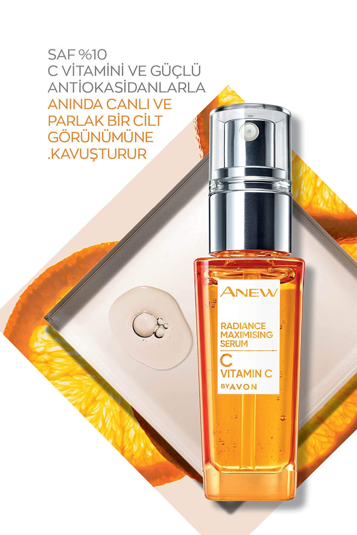 سرم درخشان و احیا کننده پوست Anew حاوی ویتامین C حجم 30 میل آون Avon