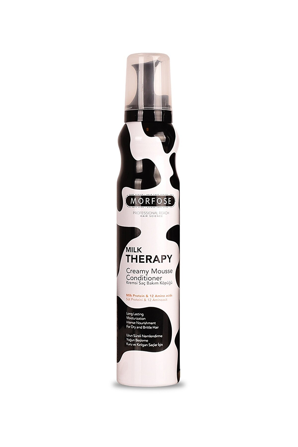 فوم ترمیم کننده مراقبت از مو شیر تراپی 200 میلی لیتر مورفوس Morfose