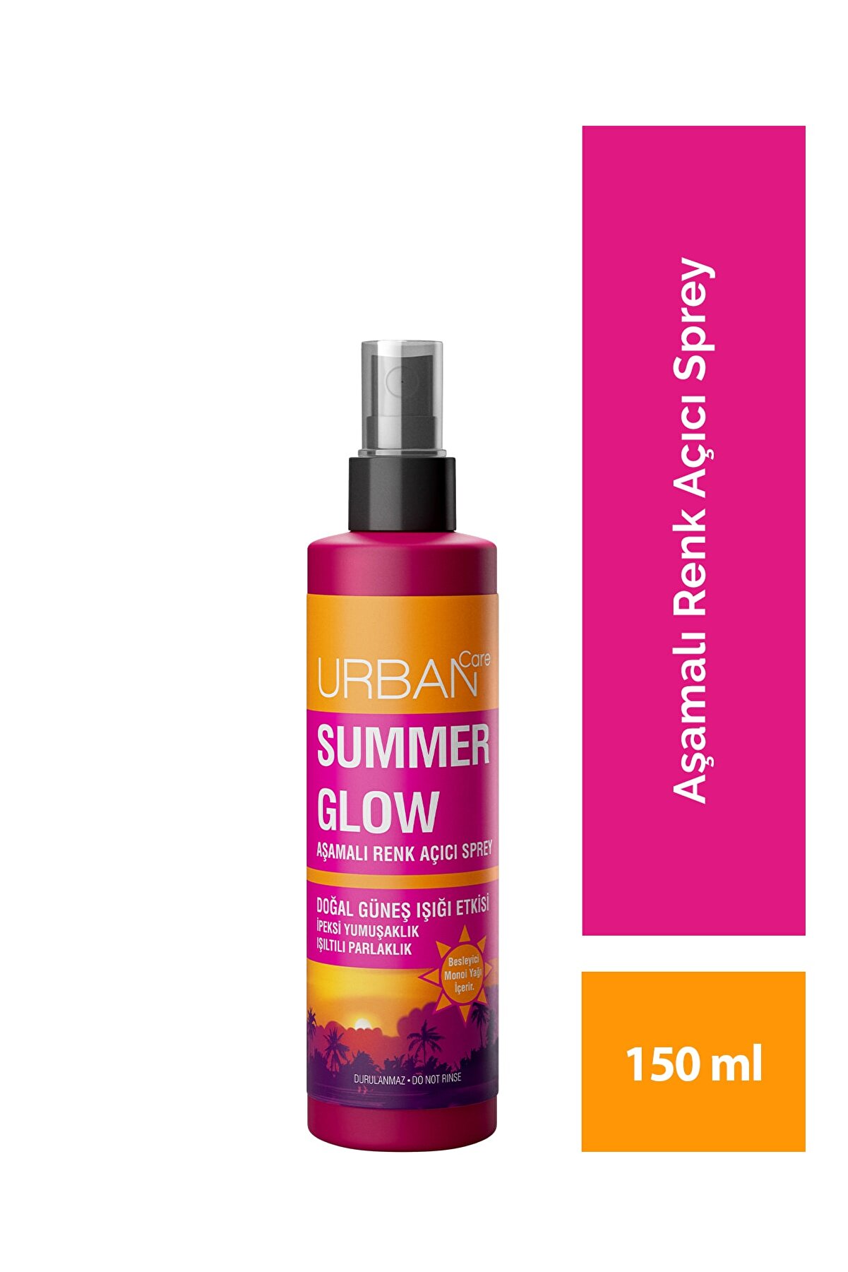 اسپری روشن کننده دائمی مو Summer Glow Progressive - 150 میلی لیتر  اربن کر Urban Care